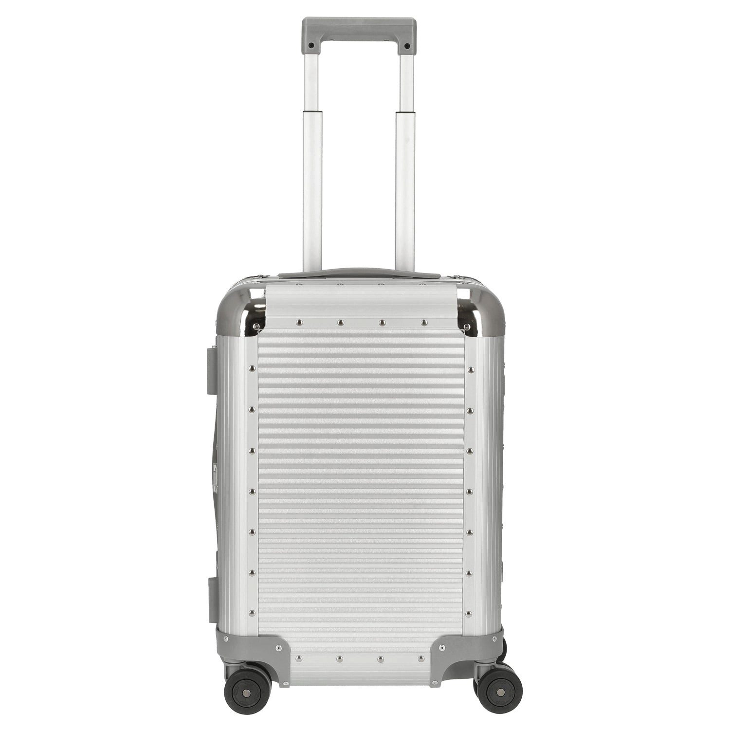 FPM Handgepäck-Trolley Milano Bank S aluminum Spinner 53 - 4-Rollen-Kabinentrolley 53 cm, 4 Rollen Rollen