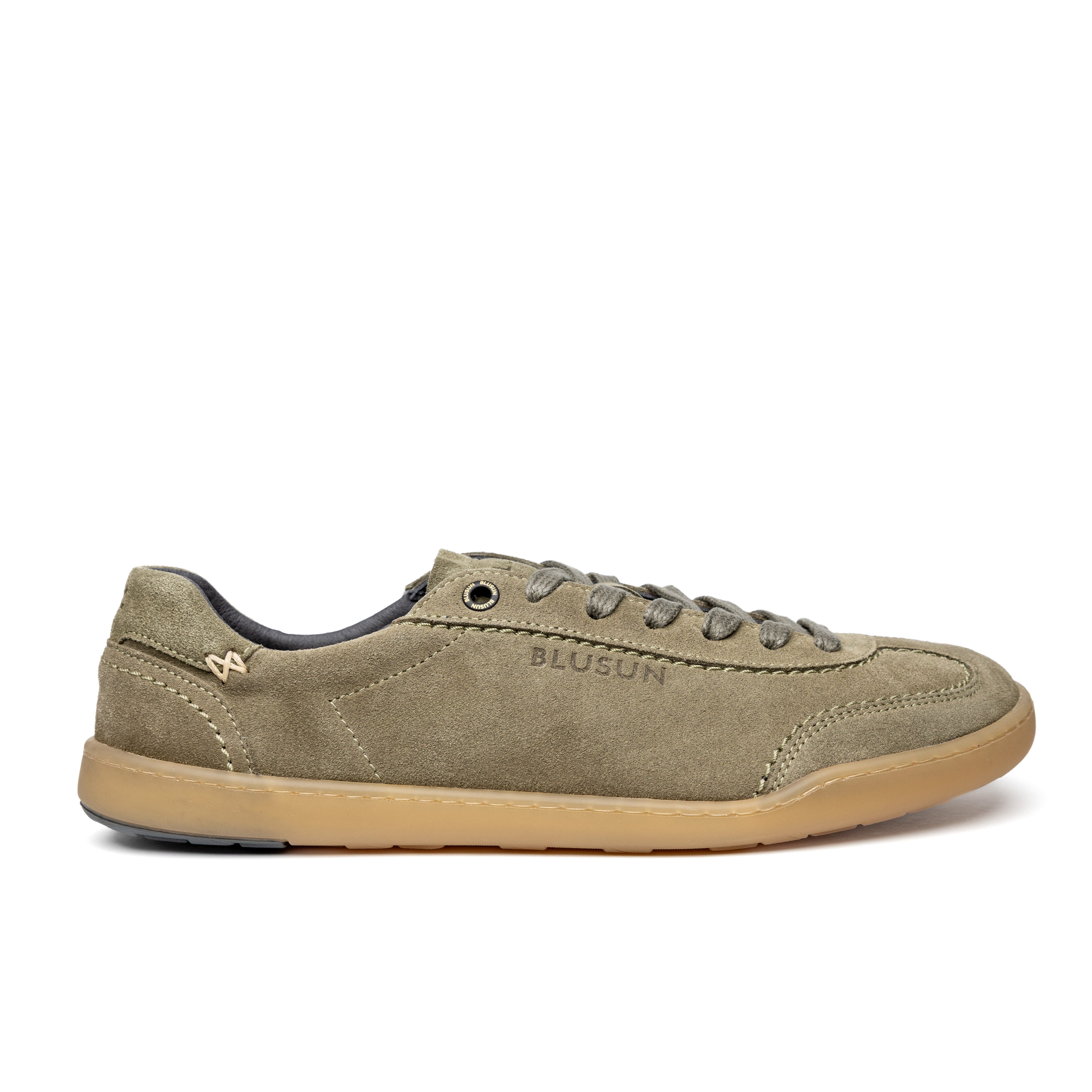 BLUSUN BLSN-220M olive Barfußschuh (1 Paar, flexible Barfußsohle) Leder