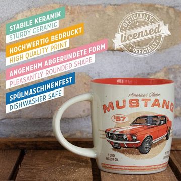 Nostalgic-Art Tasse Kaffeetasse - Ford Mustang - GT 1967 Red