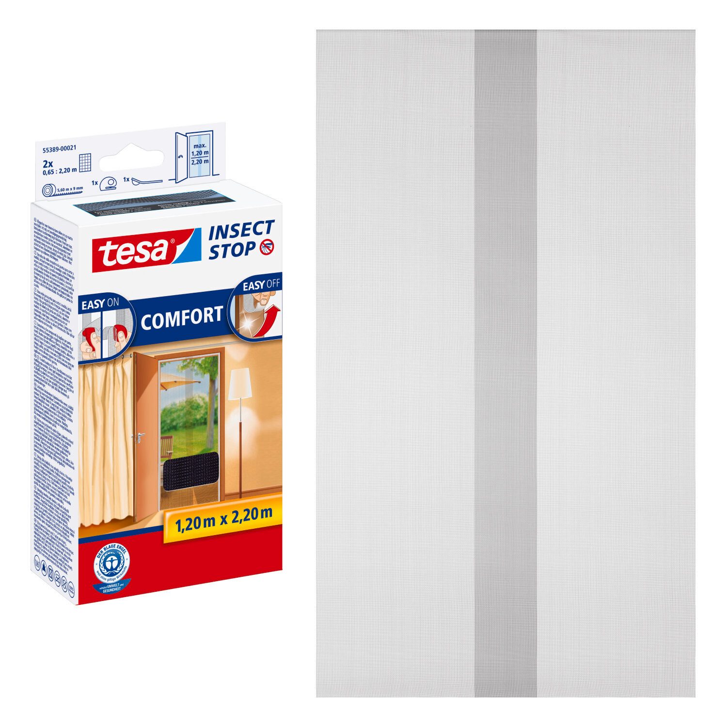Fliegengitter-Gewebe Insect Stop Comfort Fliegengitter für Türen