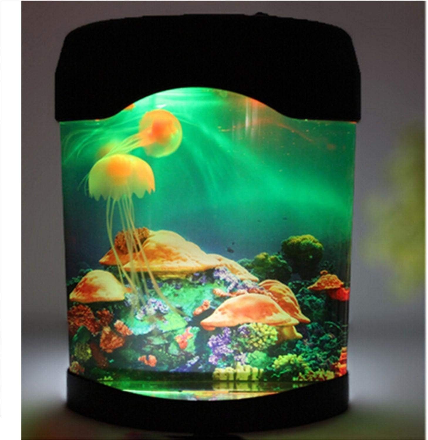 das DOPWii Buntes Nachtlicht Light, Jellyfish LED Schlafzimmer Geschenk Schreibtischlampe USB für