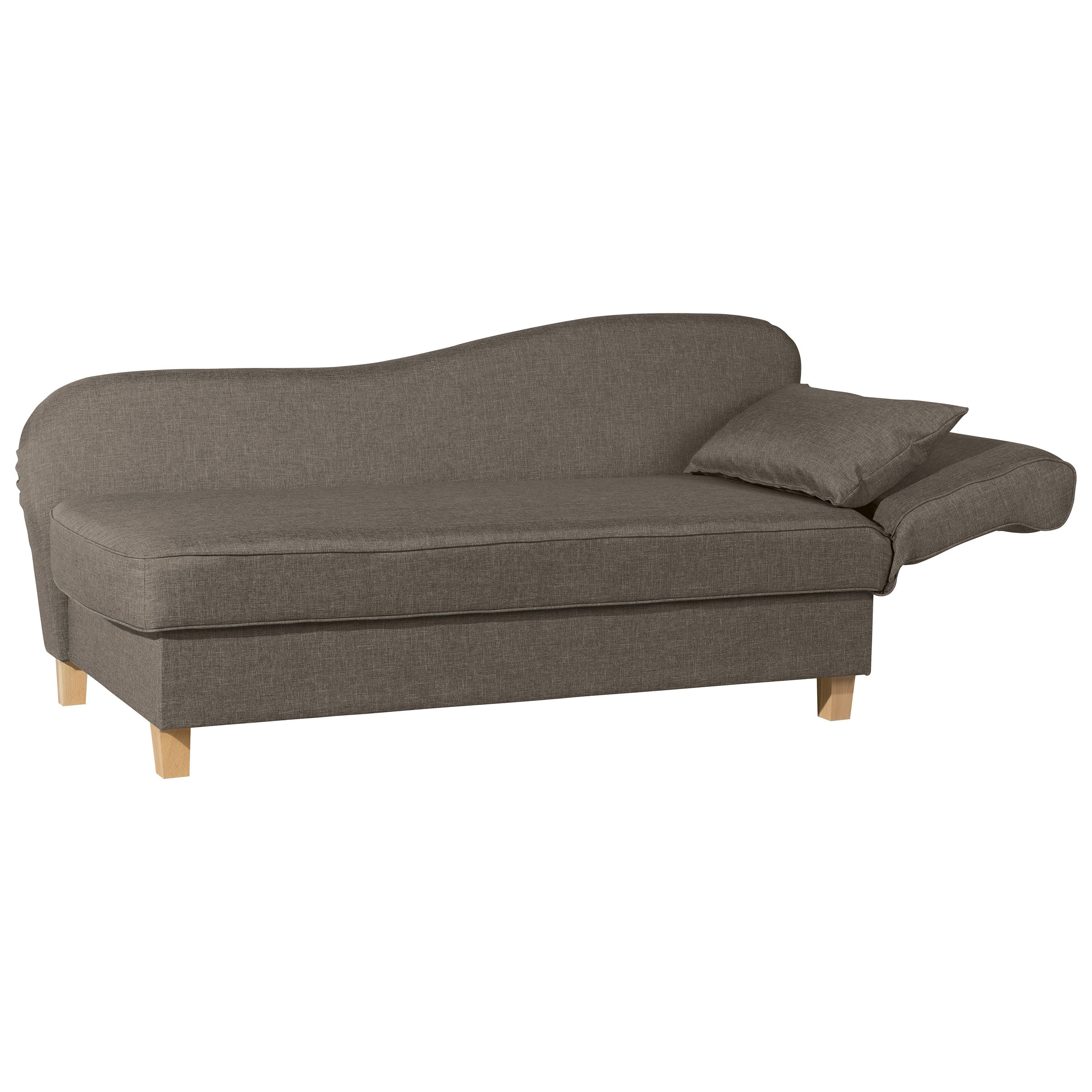 Max Winzer® Recamiere Selma, klappbares Armteil rechts, Federkern, Bettkasten, Bettfunktion