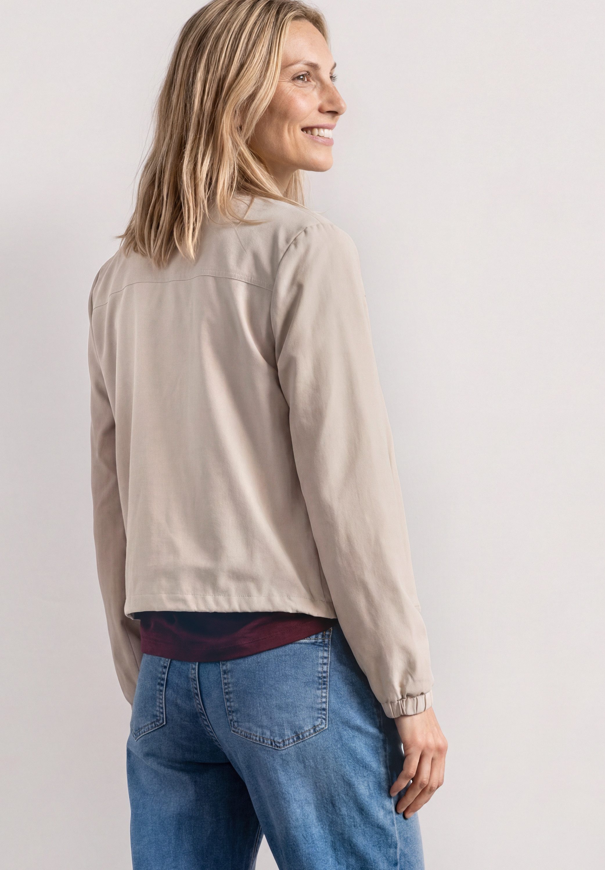 STREET ONE Kurzjacke im soften Baumwoll-Mix