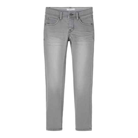 Name It Regular-fit-Jeans Slim Fit Denim Jeans NKMSILAS 5492 in Hellgrau