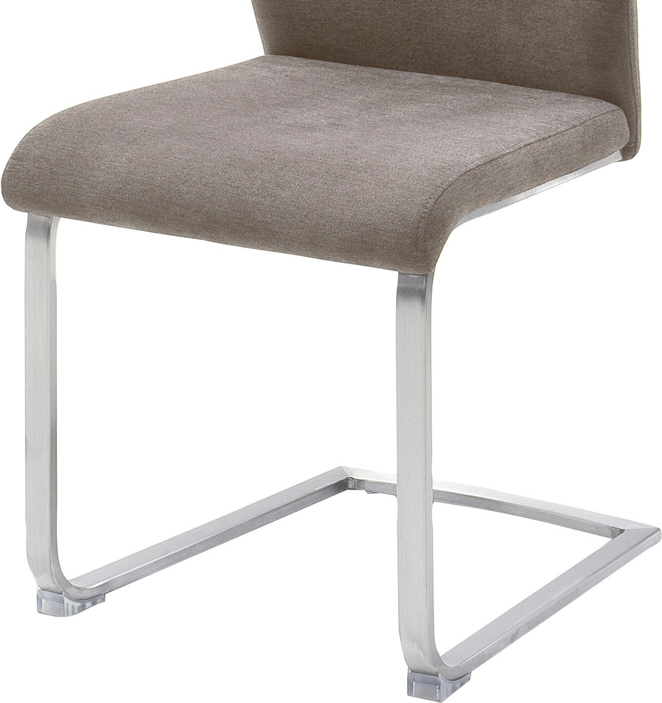 2 Stuhl 140 furniture (Set, belastbar St), Freischwinger bis Kg | Cappuccino Ferrera Cappuccino MCA