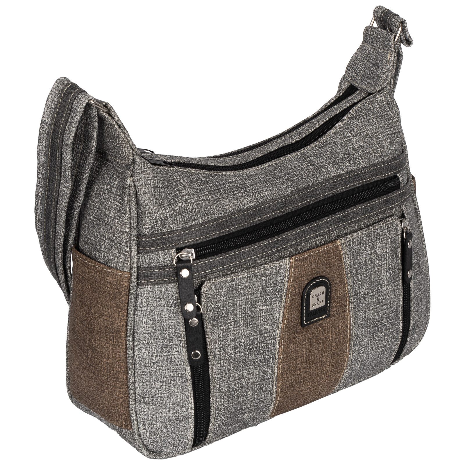 EAAKIE Umhängetasche Damen Tasche Schultertasche Umhängetasche Leder Optik Handtasche, als Schultertasche, Umhängetasche tragbar