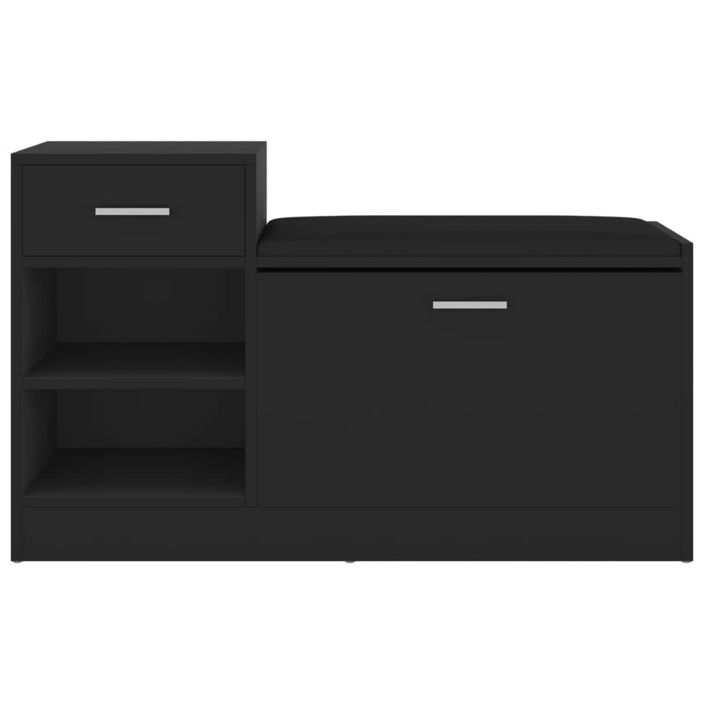 vidaXL Schuhregal Schuhbank Schwarz 94,5x31x57 cm günstig online kaufen