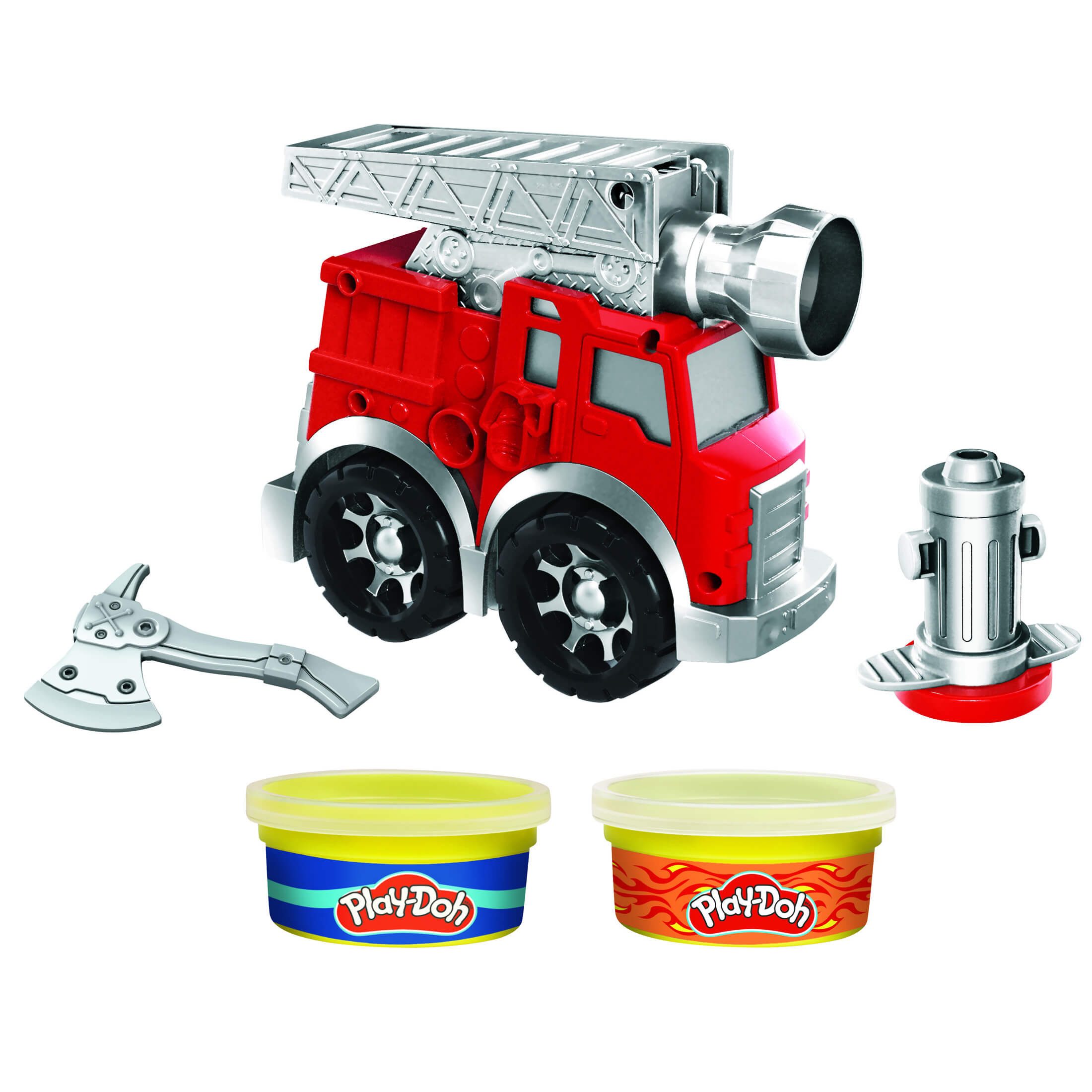 Play-Doh Play-Doh Play-Doh kleine Feuerwehr Knetset, Kinderknete Hasbro F0649, Play-Doh, Knetwerkzeug, Knetset