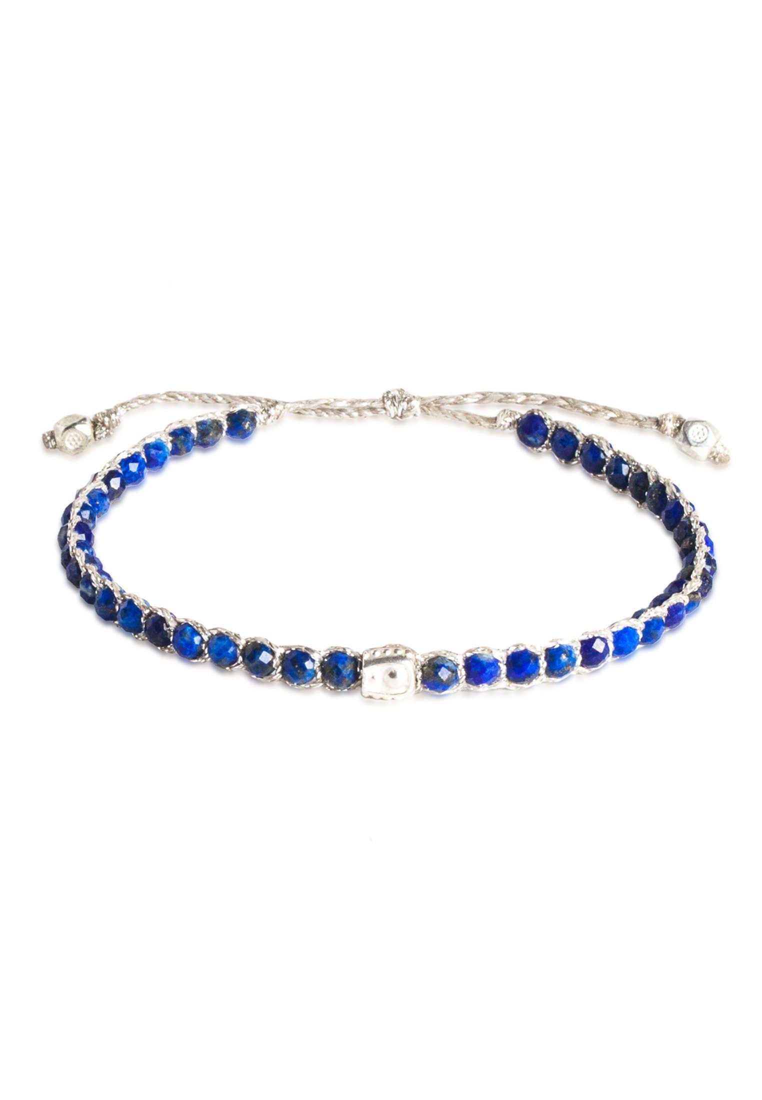 SAMAPURA Armband Lapis Lazuli Armband, Silber Faden (kein Set, 1-tlg) günstig online kaufen