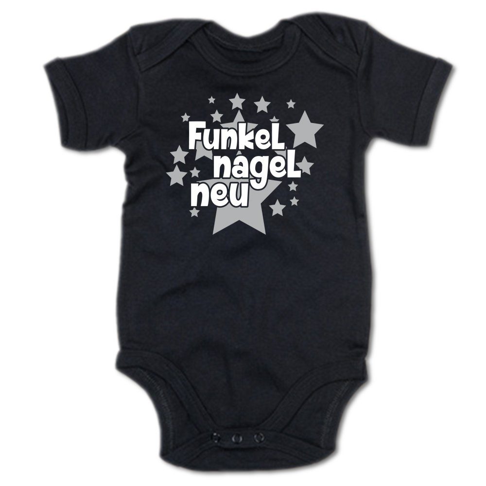 G-graphics Kurzarmbody Baby Body - Funkel nagel neu mit Spruch / Sprüche • Babykleidung • Geschenk zur Geburt / Taufe / Babyshower / Babyparty • Strampler