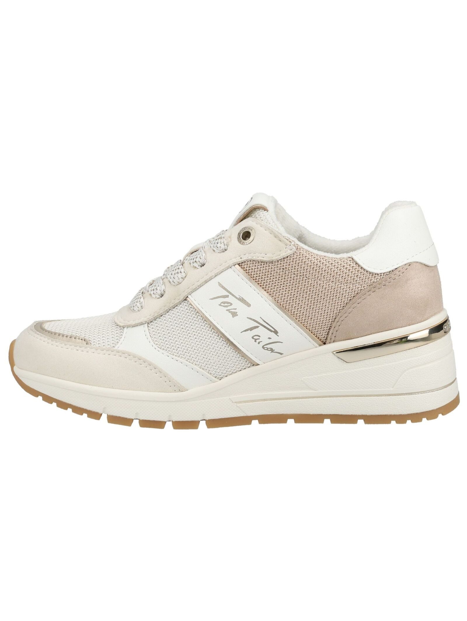 TOM TAILOR Sneaker Lederimitat/Textil . Sneaker (1-tlg)