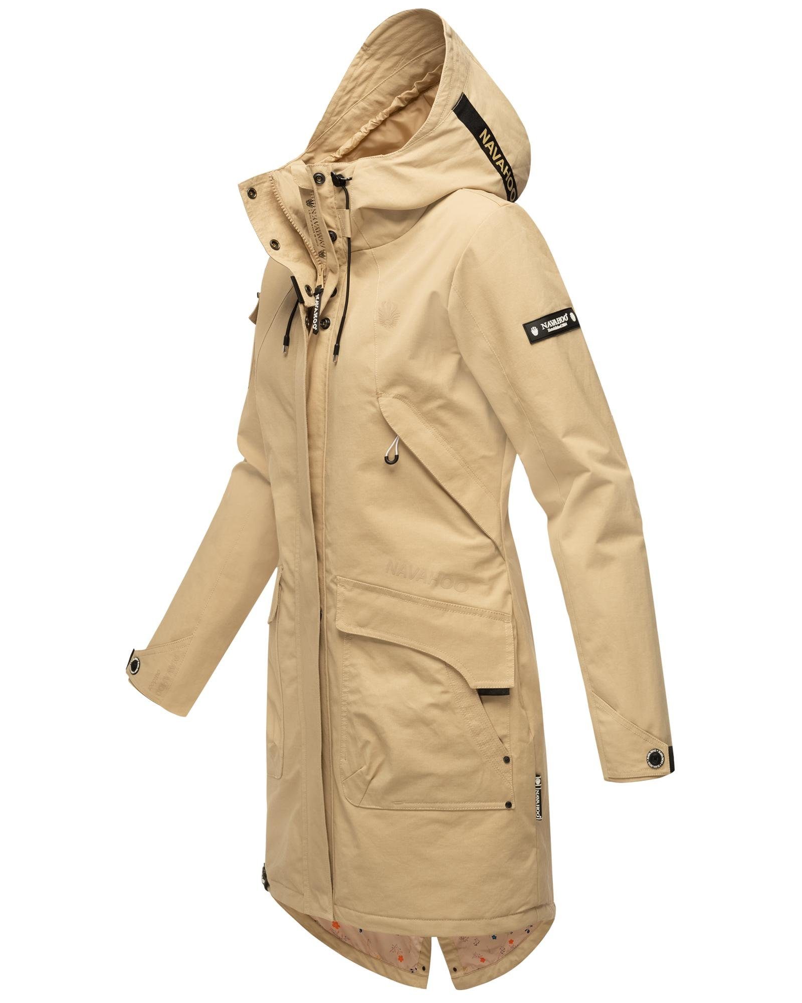 Navahoo Outdoorjacke Pfefferschote moderne Damen Übergangsjacke mit Kapuze günstig online kaufen