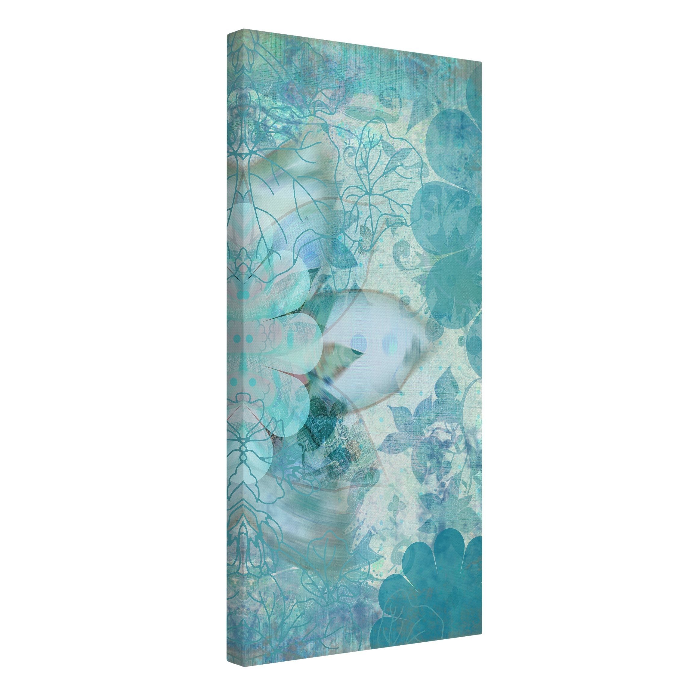 Bilderdepot24 Leinwandbild Blumen Modern floral Natur günstig online kaufen