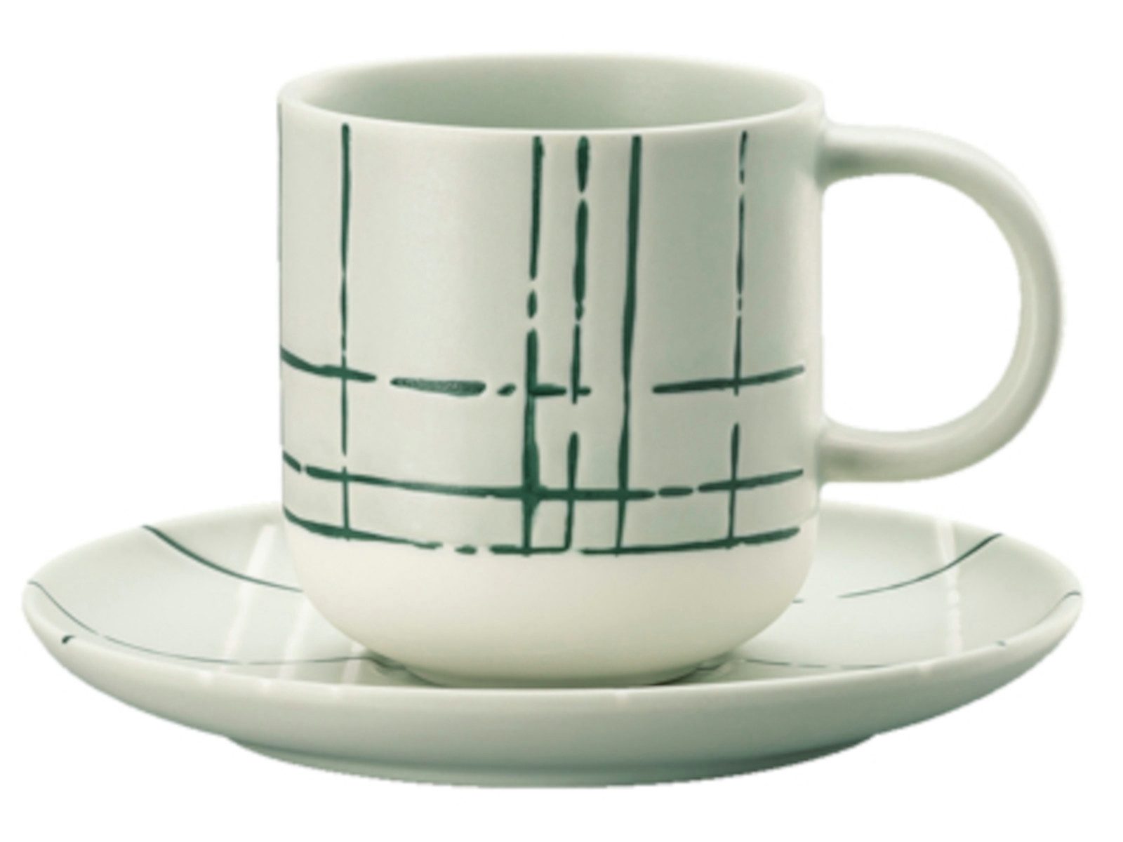 Thomas Porzellan Espressotasse FUN Karo light Espressotasse 2tlg, Porzellan