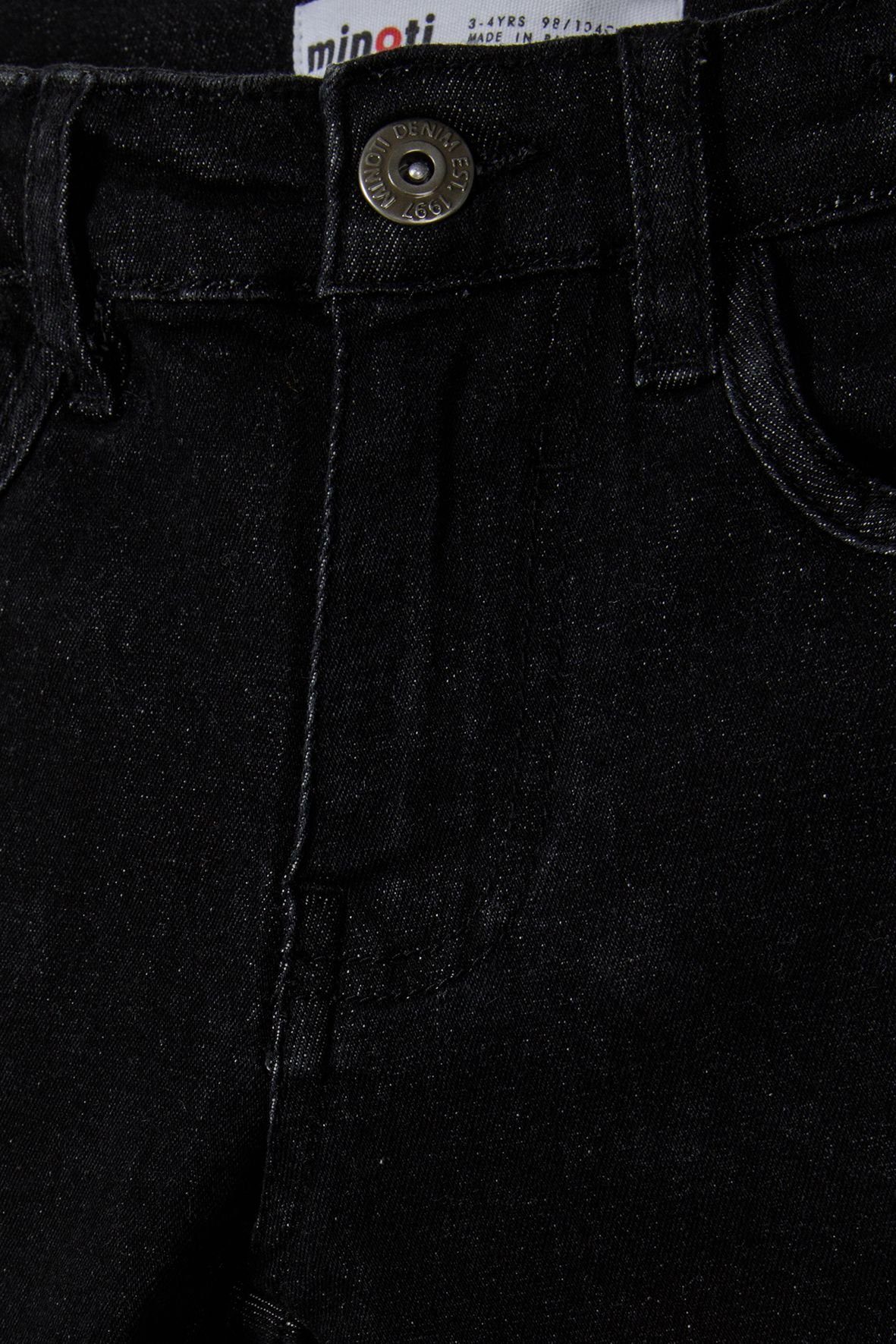 Bein (12m-14y) mit Slim-fit-Jeans Schwarz engem MINOTI