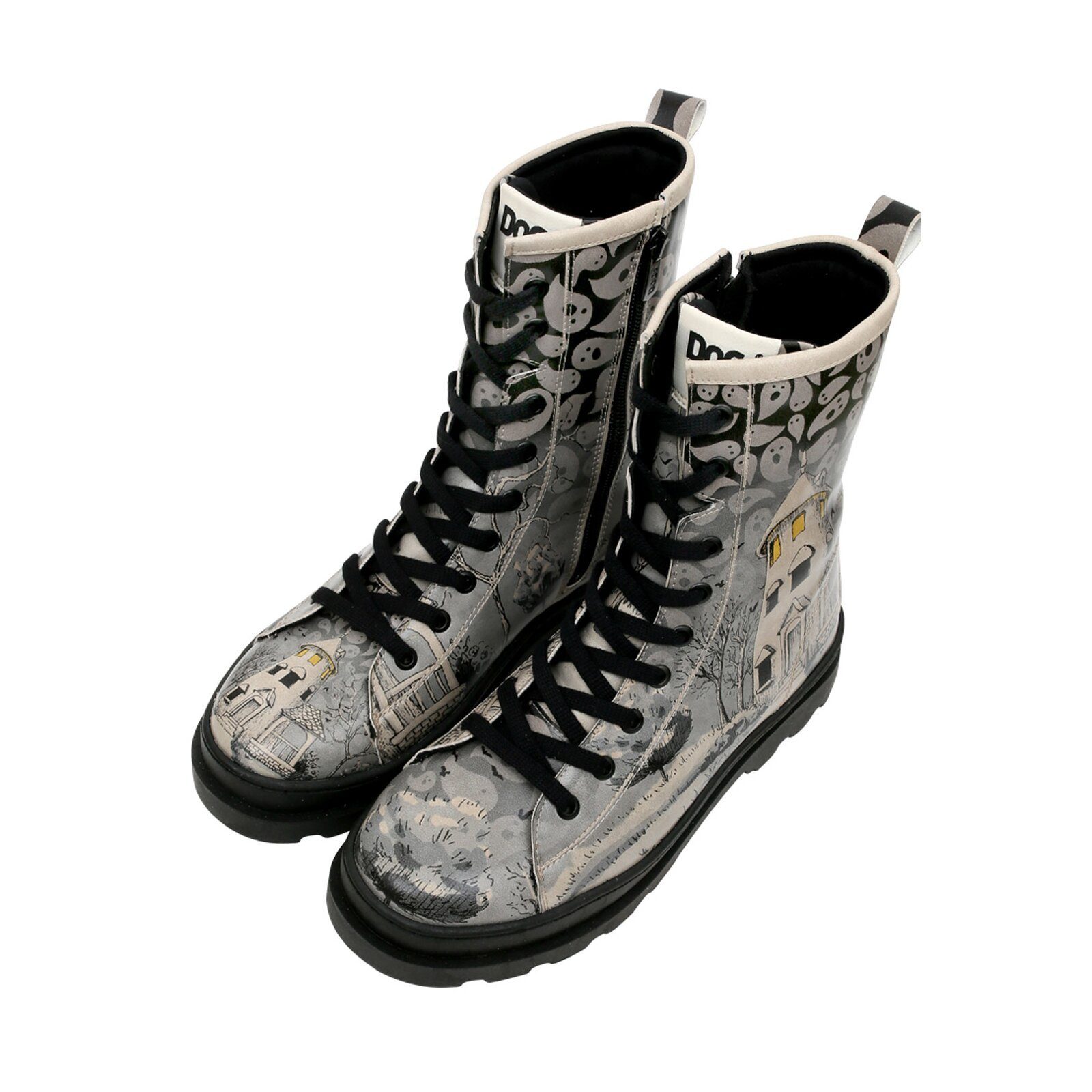 DOGO Gisele Schnürstiefel Boots Spooky Town Damen Stiefeletten Stiefelette günstig online kaufen