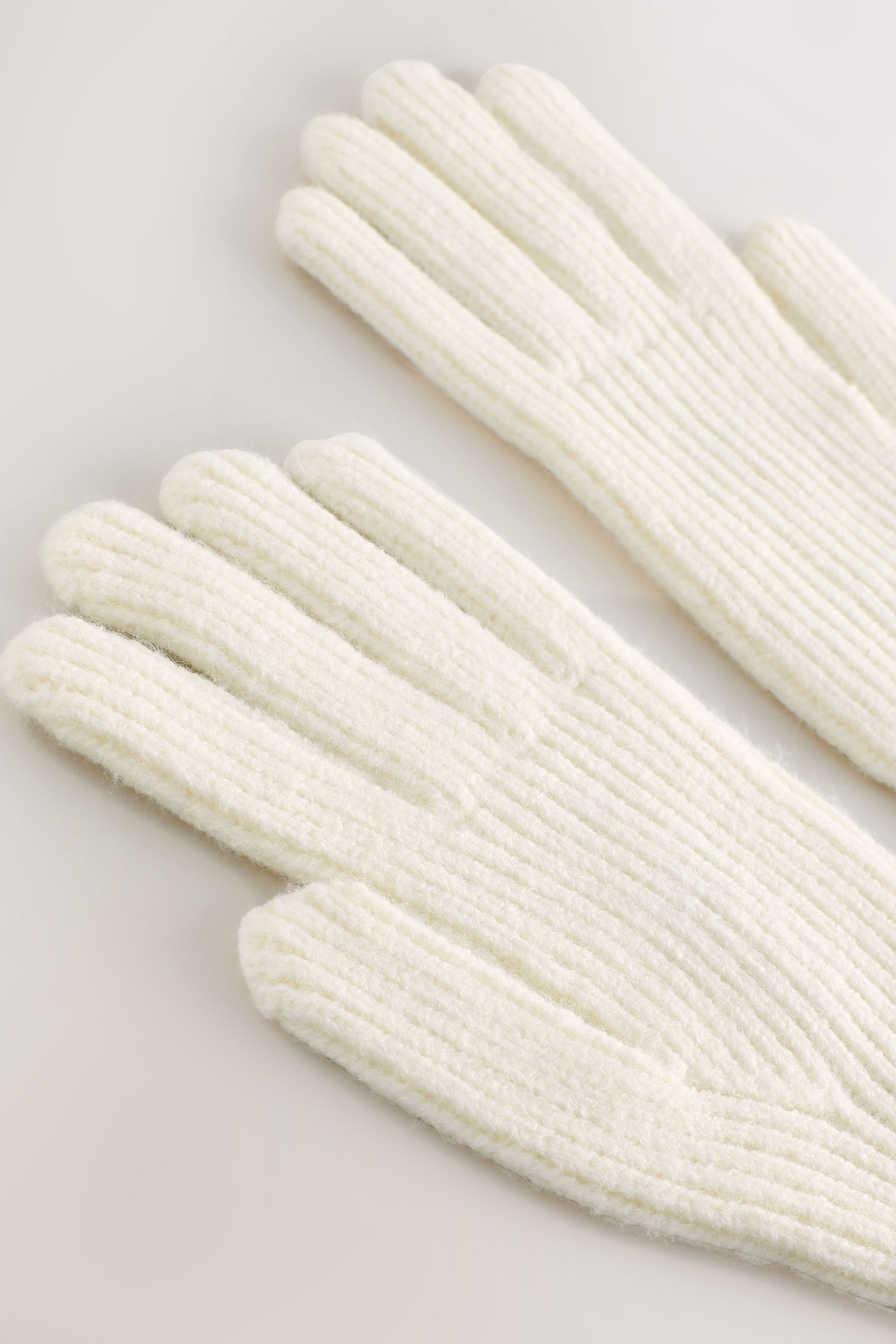 Next Strickhandschuhe Gerippte Strickhandschuhe (1-St) günstig online kaufen