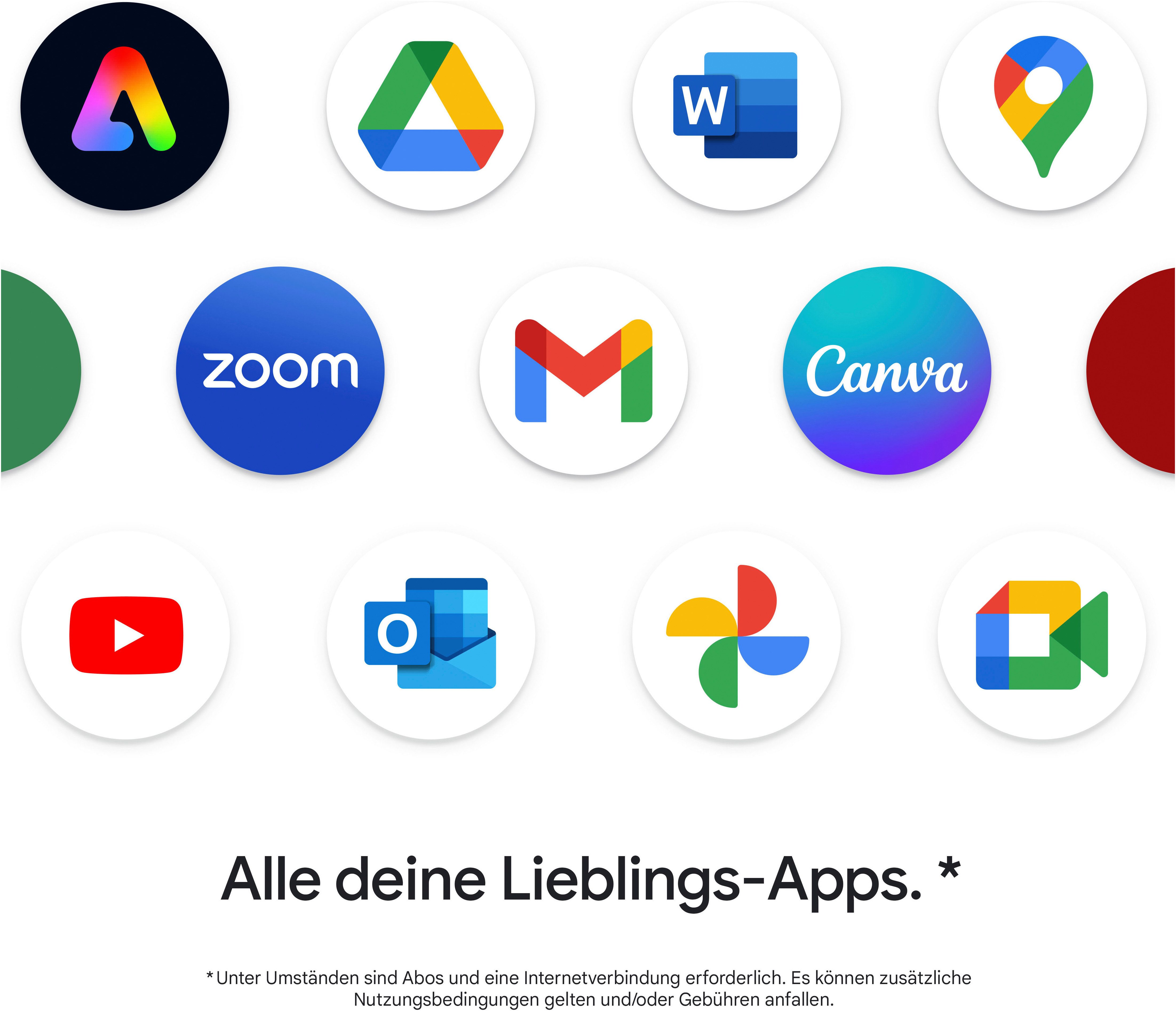 Asus CM 14 Flip (CM1402FM2A-EC0015) Chromebook (35,6 cm/14 Zoll, MediaTek Kompanio 520, Mali-G52 MC2, 128 GB SSD)