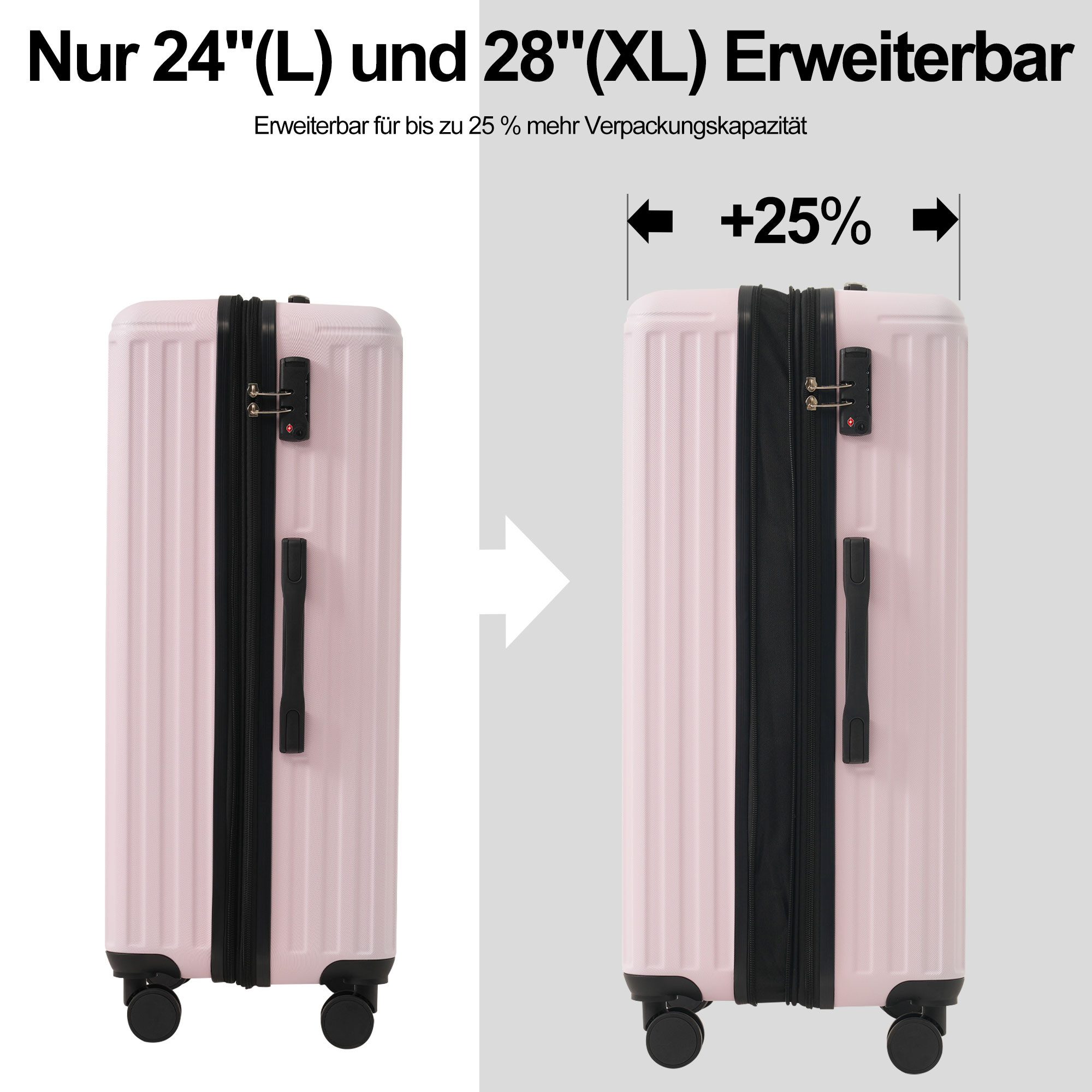 HAUSS SPOLE Trolleyset Hartschalen-Koffer ABS-Material Handgepäck günstig online kaufen