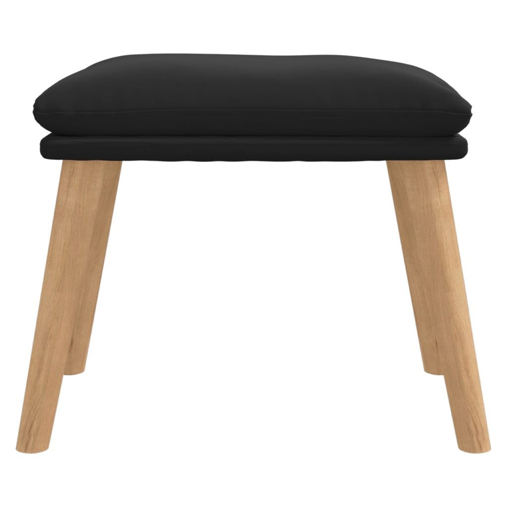 vidaXL Polsterhocker Fußhocker Schwarz 45x29,5x35 cm günstig online kaufen