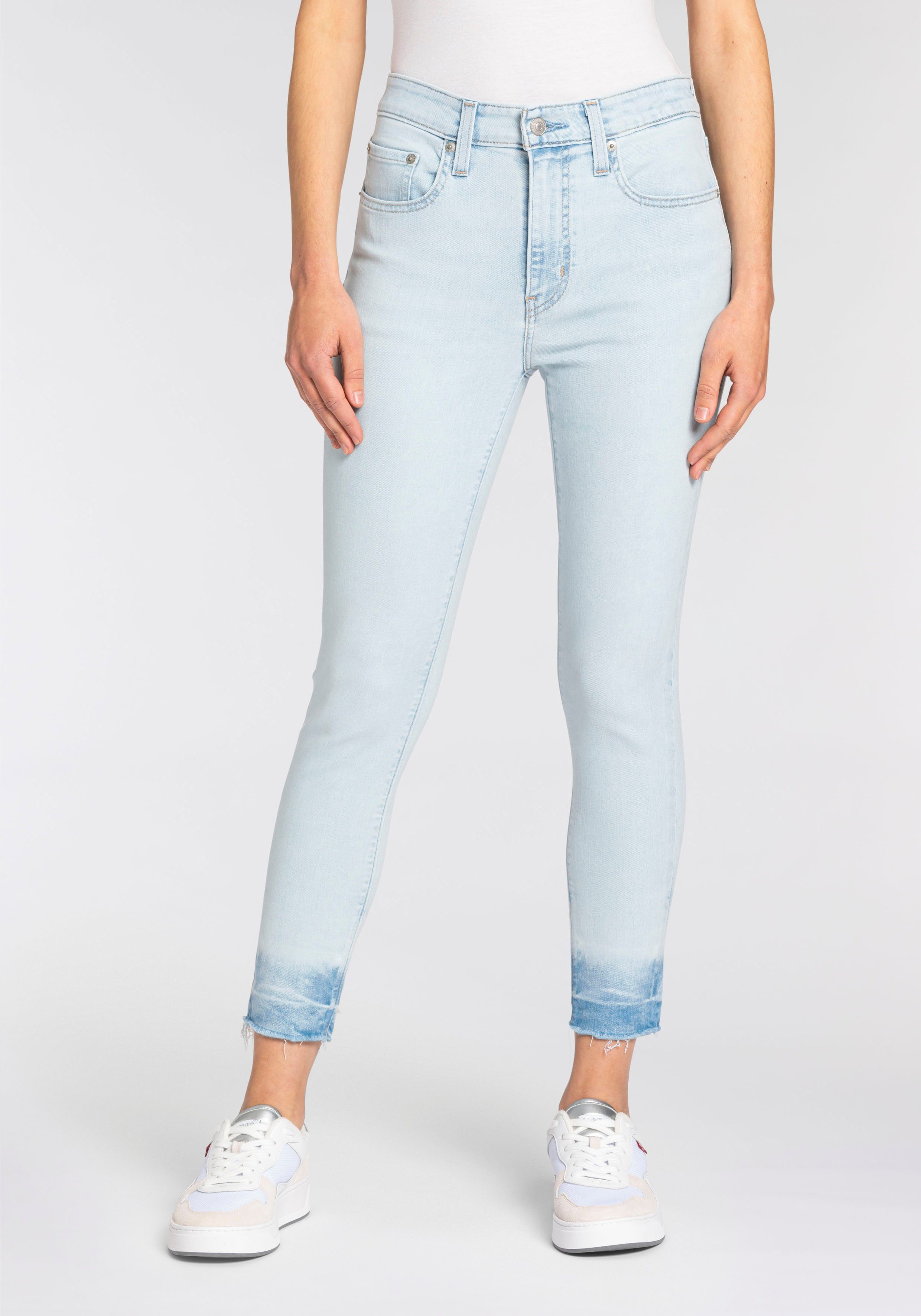 Levi's® Skinny-fit-Jeans 721 High rise skinny mit Schlitz am Saum