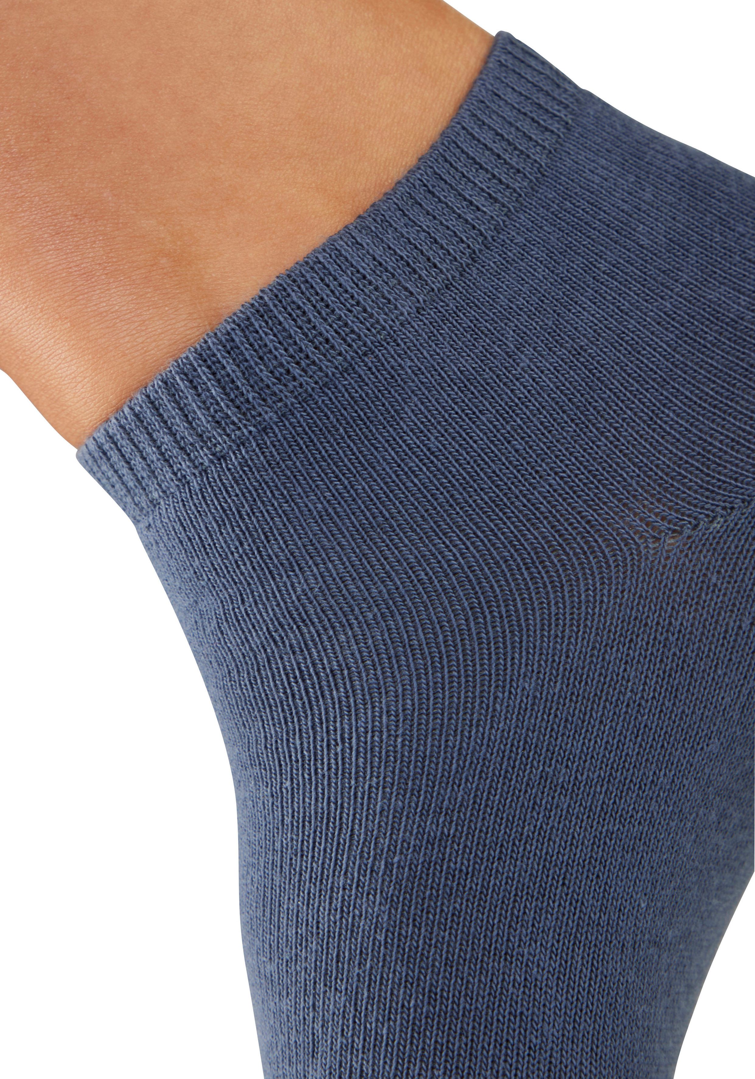 H.I.S Kurzsocken Damen Sport Basic Socken, Laufsocken ohne Frottee (Packung, 10-Paar, Großpackung) mit verstärkter Ferse und Spitze