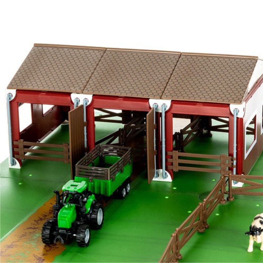 KRUZZEL Spielzeug-Traktor Bauernhof mit Tieren, (Set, günstig online kaufen