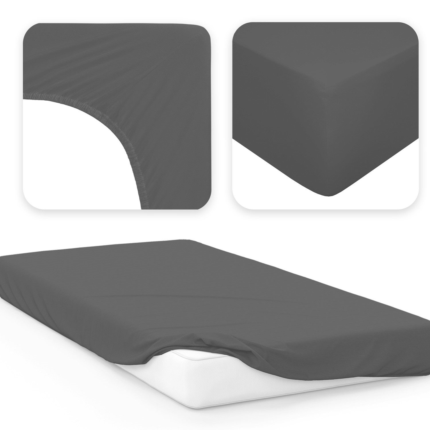 Jacobson Spannbettlaken BOXSPRING & ÜBERLÄNGE aus günstig online kaufen