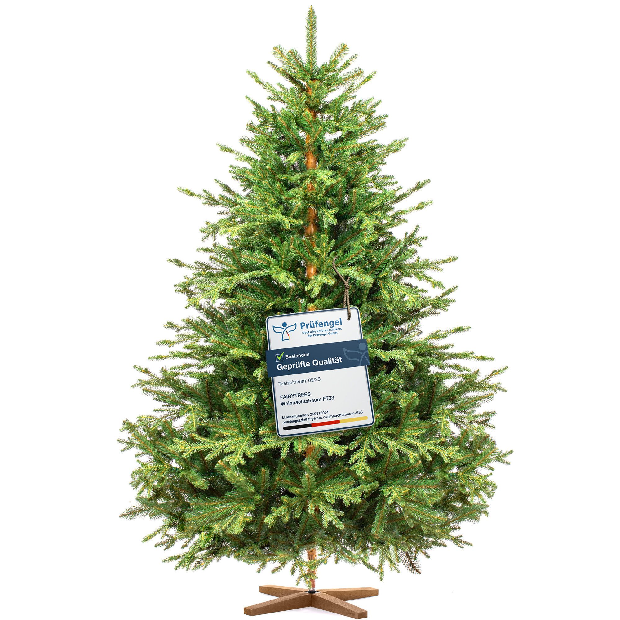 Fairytrees Künstlicher Weihnachtsbaum FT33, Alpentanne Premium, Alpentanne Premium