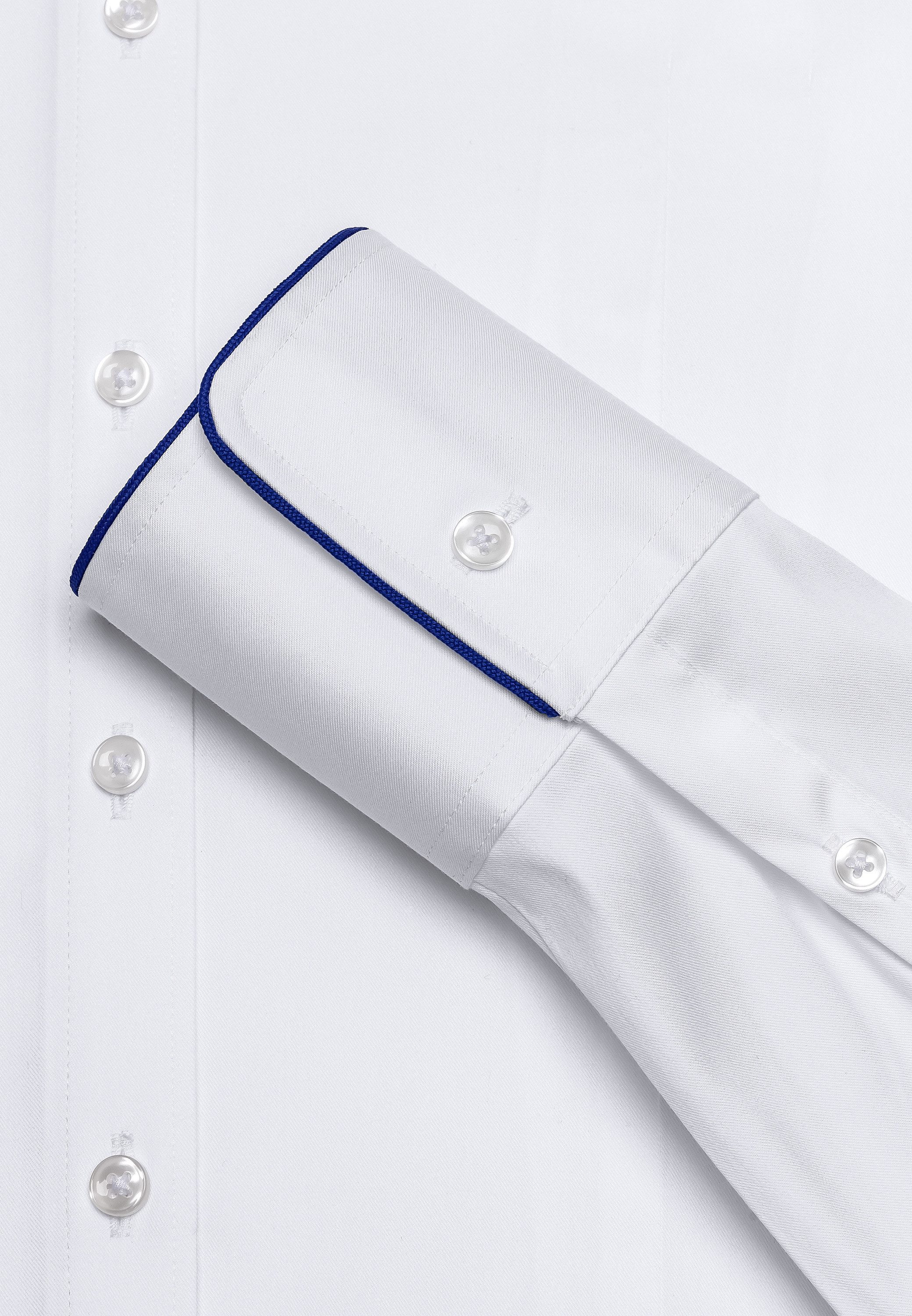 Vincenzo Boretti Klassische Bluse tailliert stretch günstig online kaufen