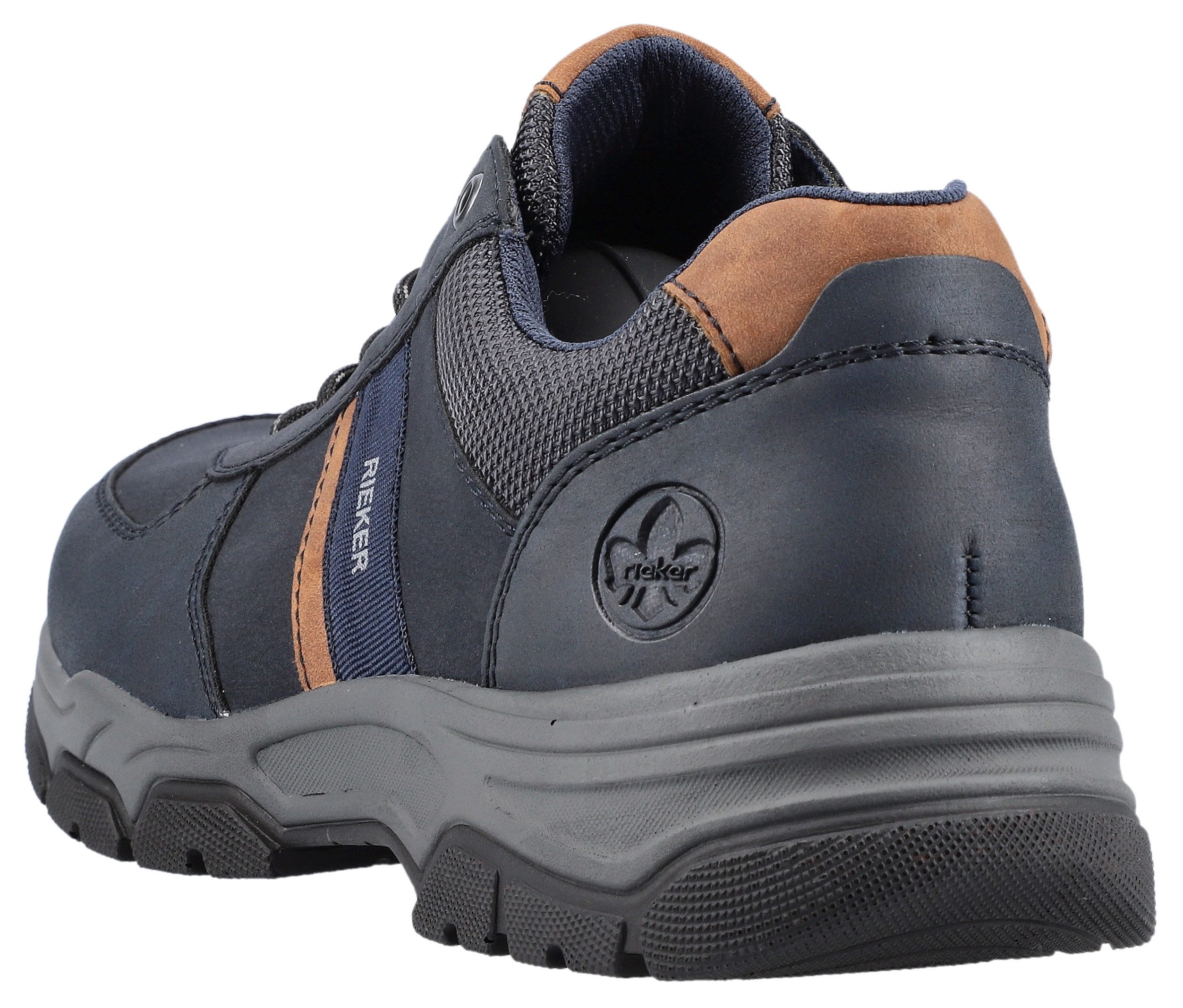 Rieker Sneaker, Freizeitschuh, Outdoorschuh, Schnürschuh mit gepolstertem Schaftrand