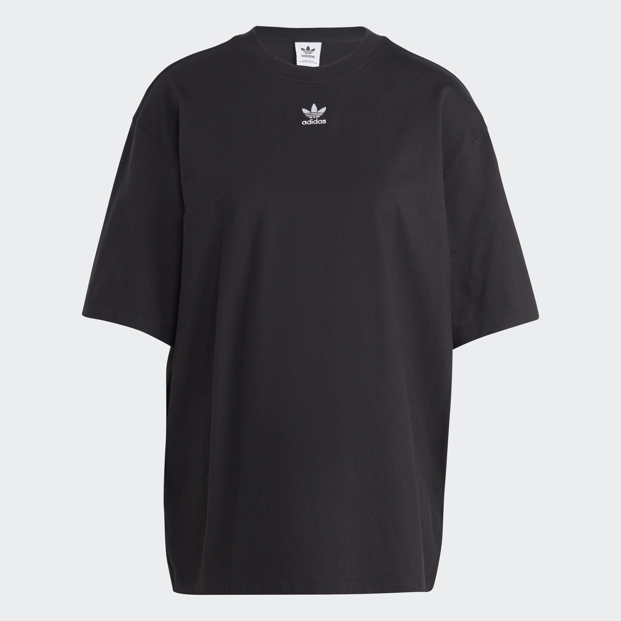Black T-SHIRT adidas Originals ADICOLOR T-Shirt ESSENTIALS