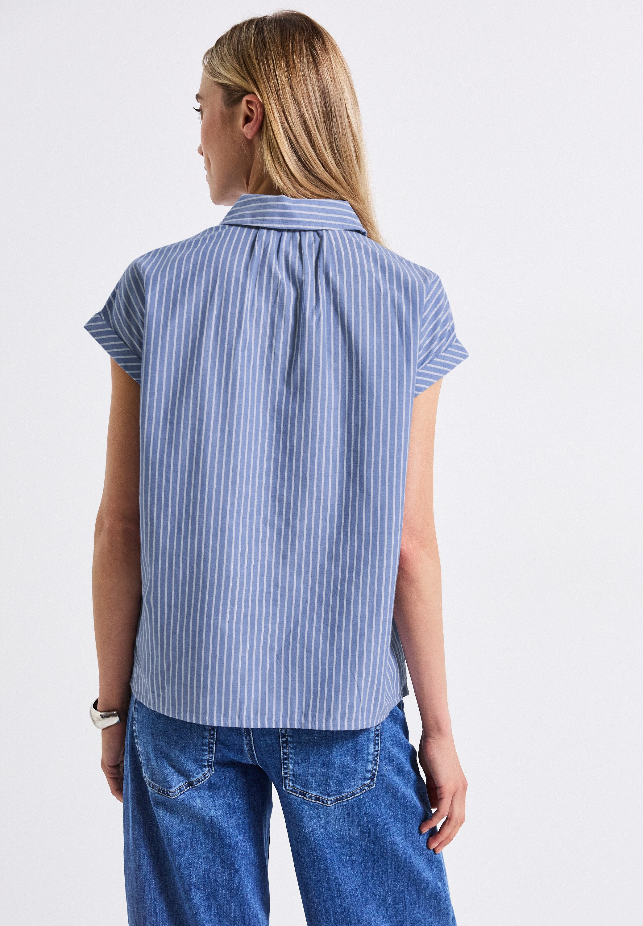 STREET ONE Hemdbluse aus Baumwolle mit günstig online kaufen