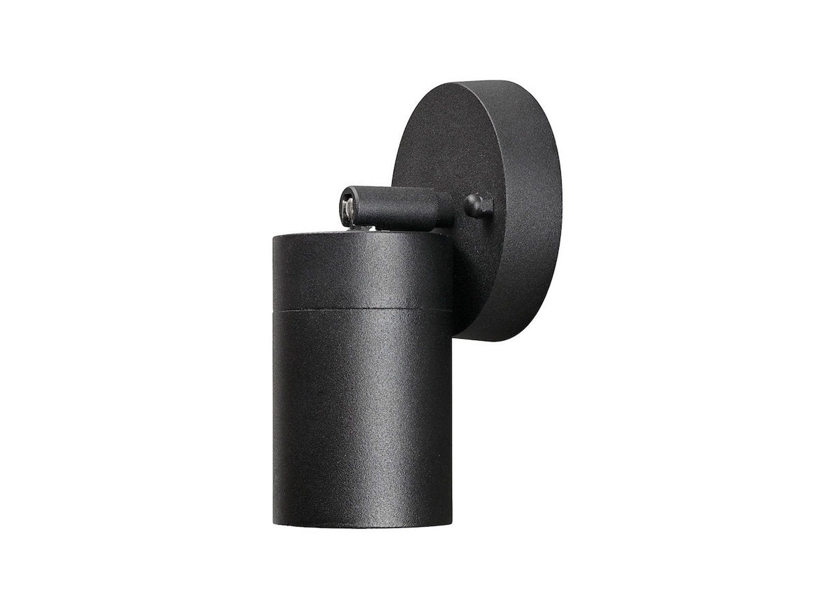 KONSTSMIDE LED Außen-Wandleuchte, LED wechselbar, warmweiß, Fassadenlampe schwenkbar, Terrassenleuchten Hauswand, Schwarz H: 15cm
