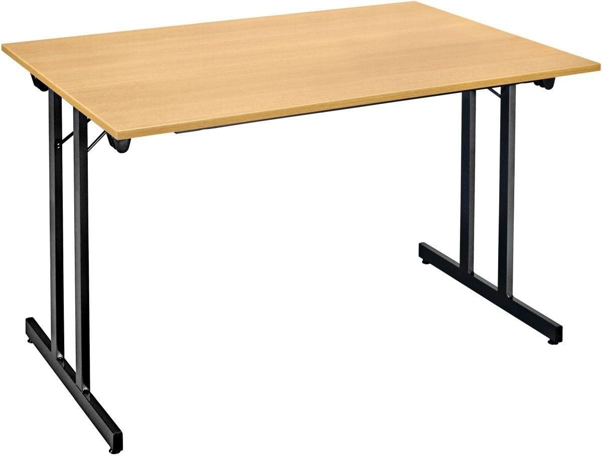Beistelltisch Klapptisch BxHXT 1200x740x700mm 19mm buche/schwarz