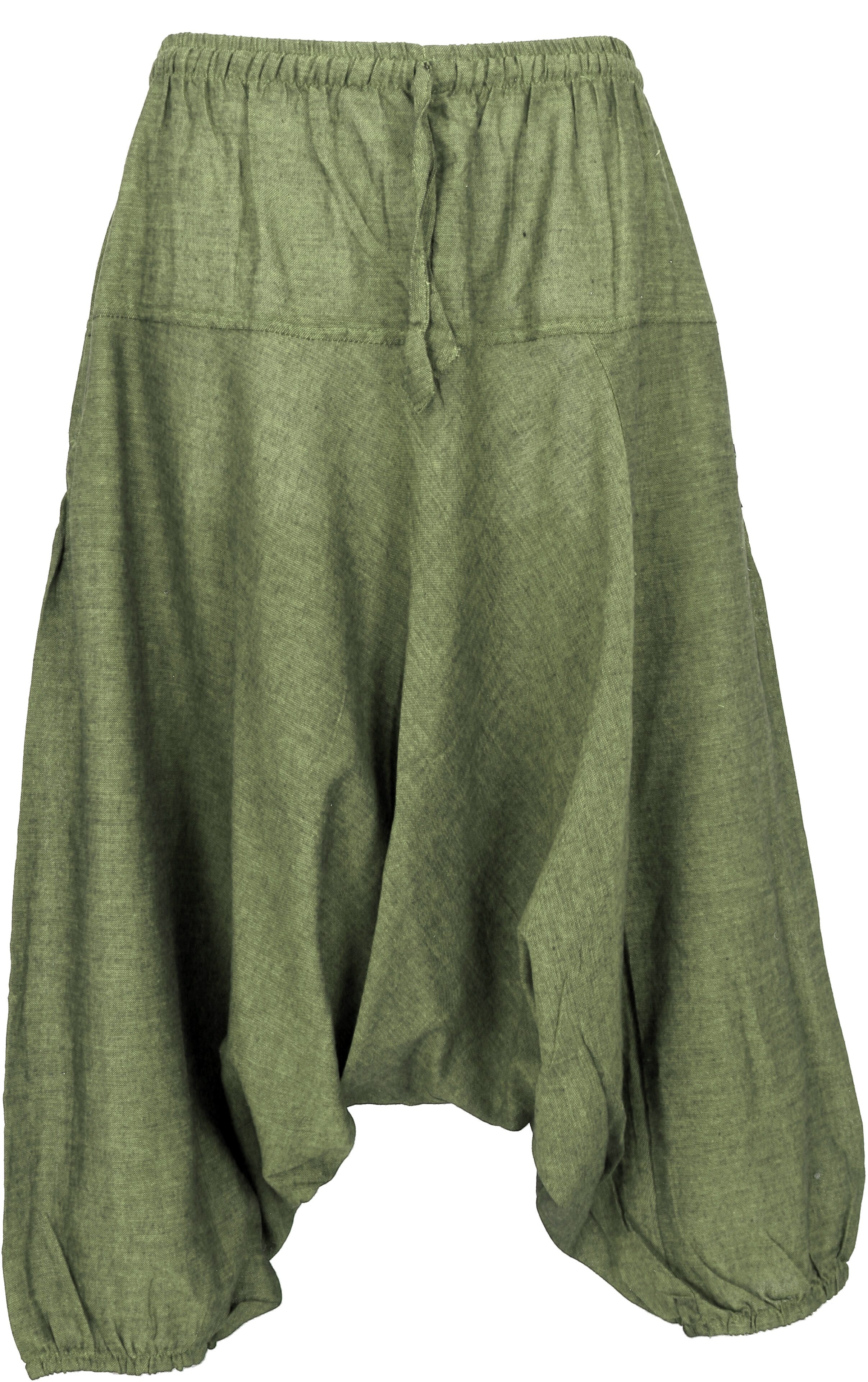 Guru-Shop Relaxhose Aladinhose, Pluderhose, Shorts 7/8 Länge -.. Ethno Style, alternative Bekleidung