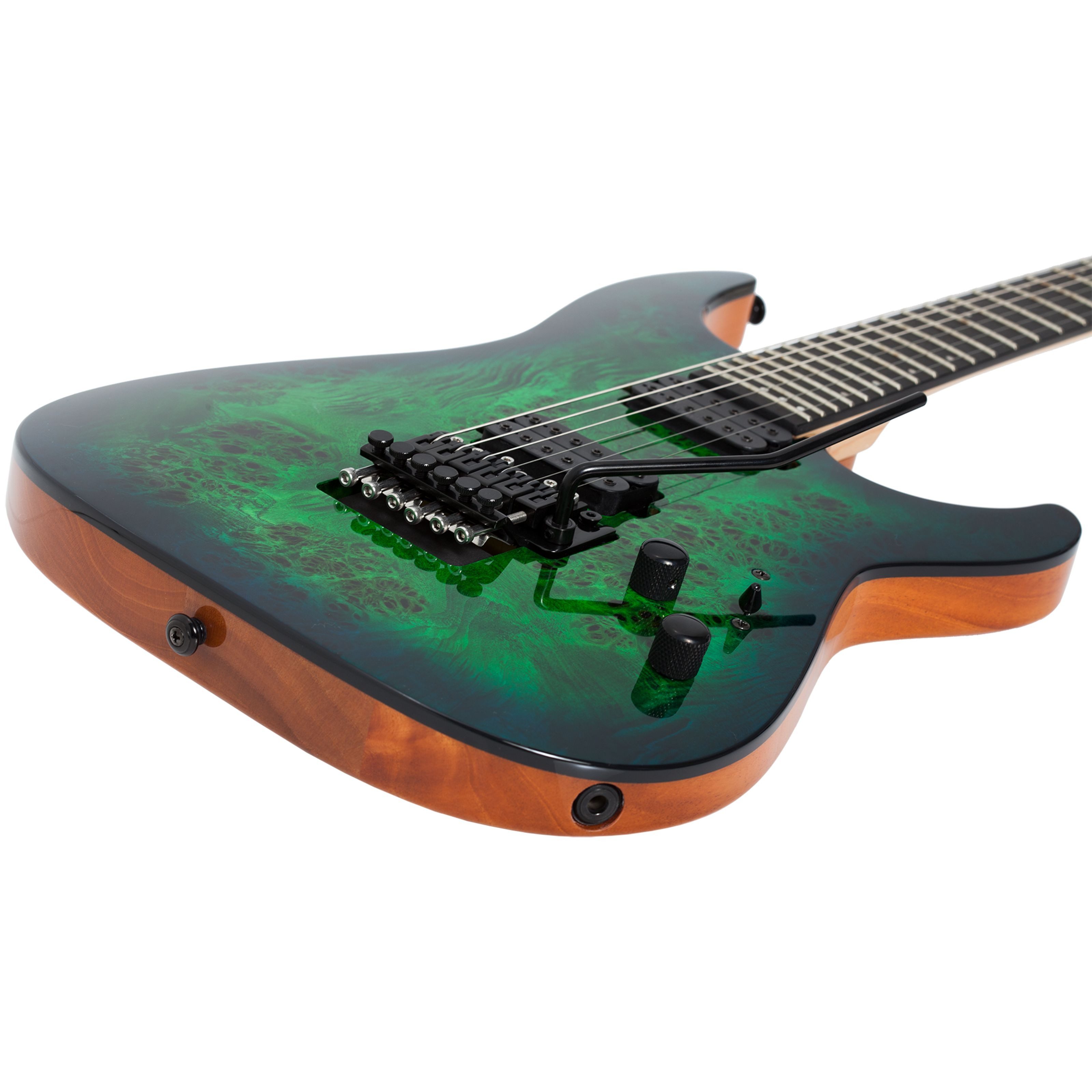 Schecter E-Gitarre, E-Gitarren, ST-Modelle, C-6 Pro FR Aqua Burst - E-Gitarre