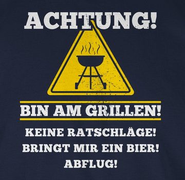 Shirtracer T-Shirt Bin am Grillen Grillzubehör & Grillen Geschenk
