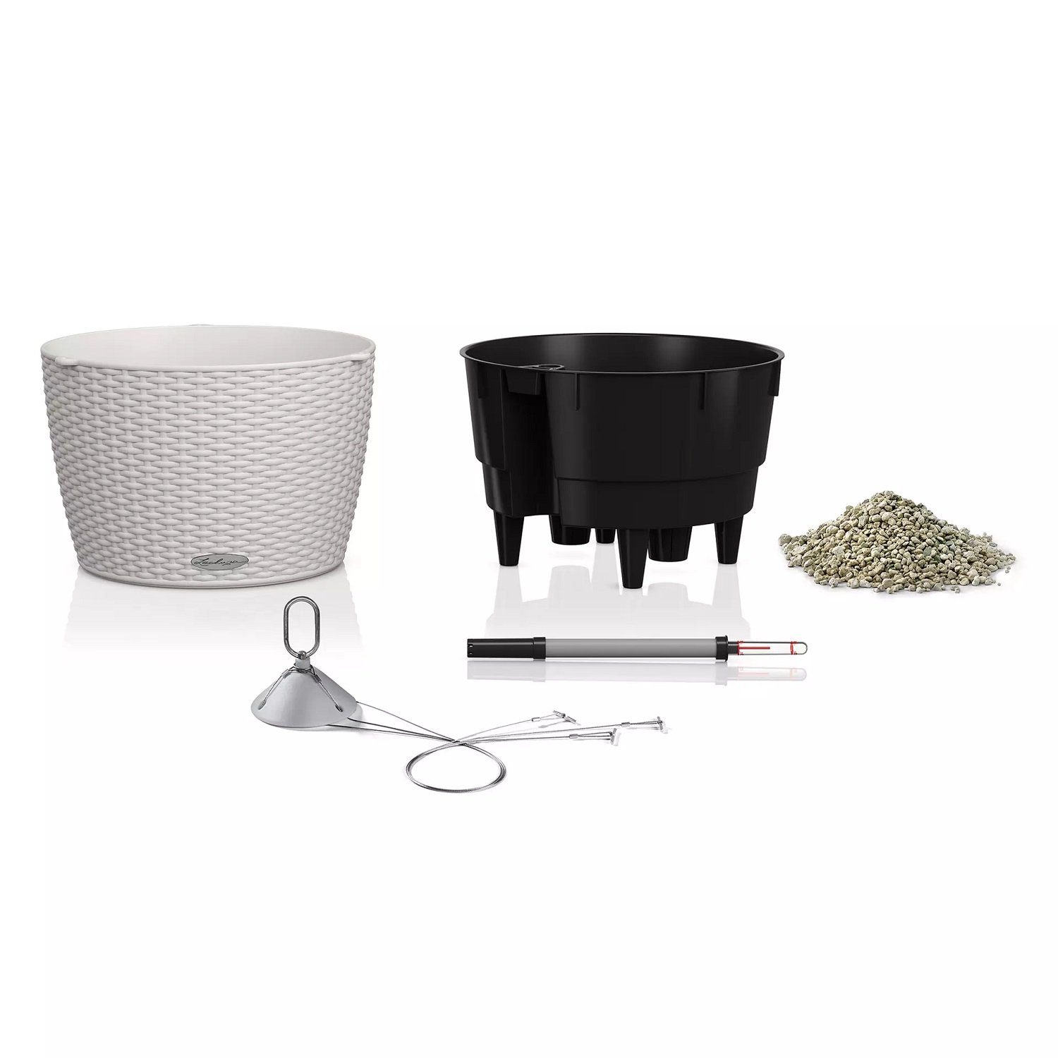 Lechuza® Blumentopf Hängeampel Nido Cottage 35 mokka