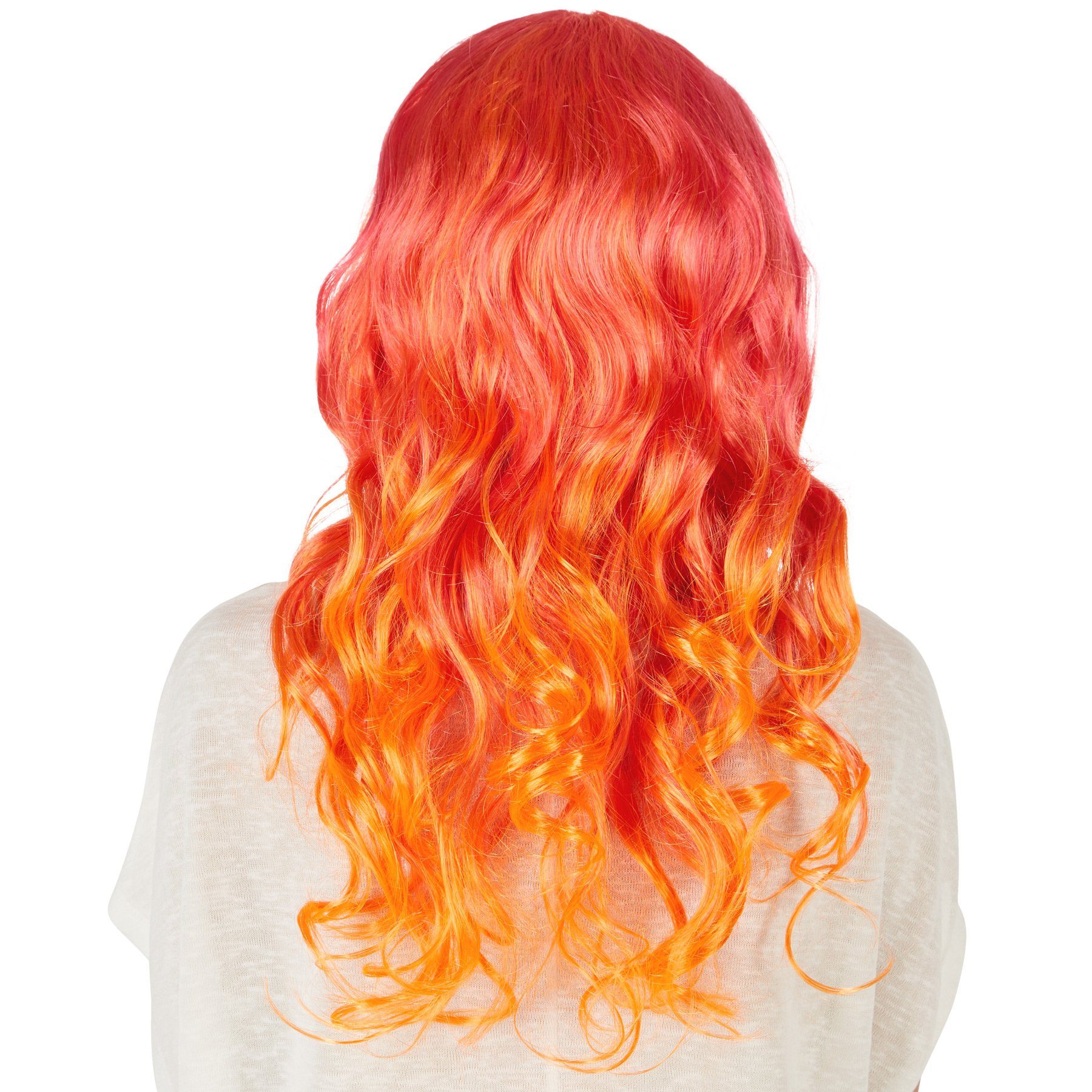 dressforfun Kostüm-Perücke Frauenperücke Locken Ombré