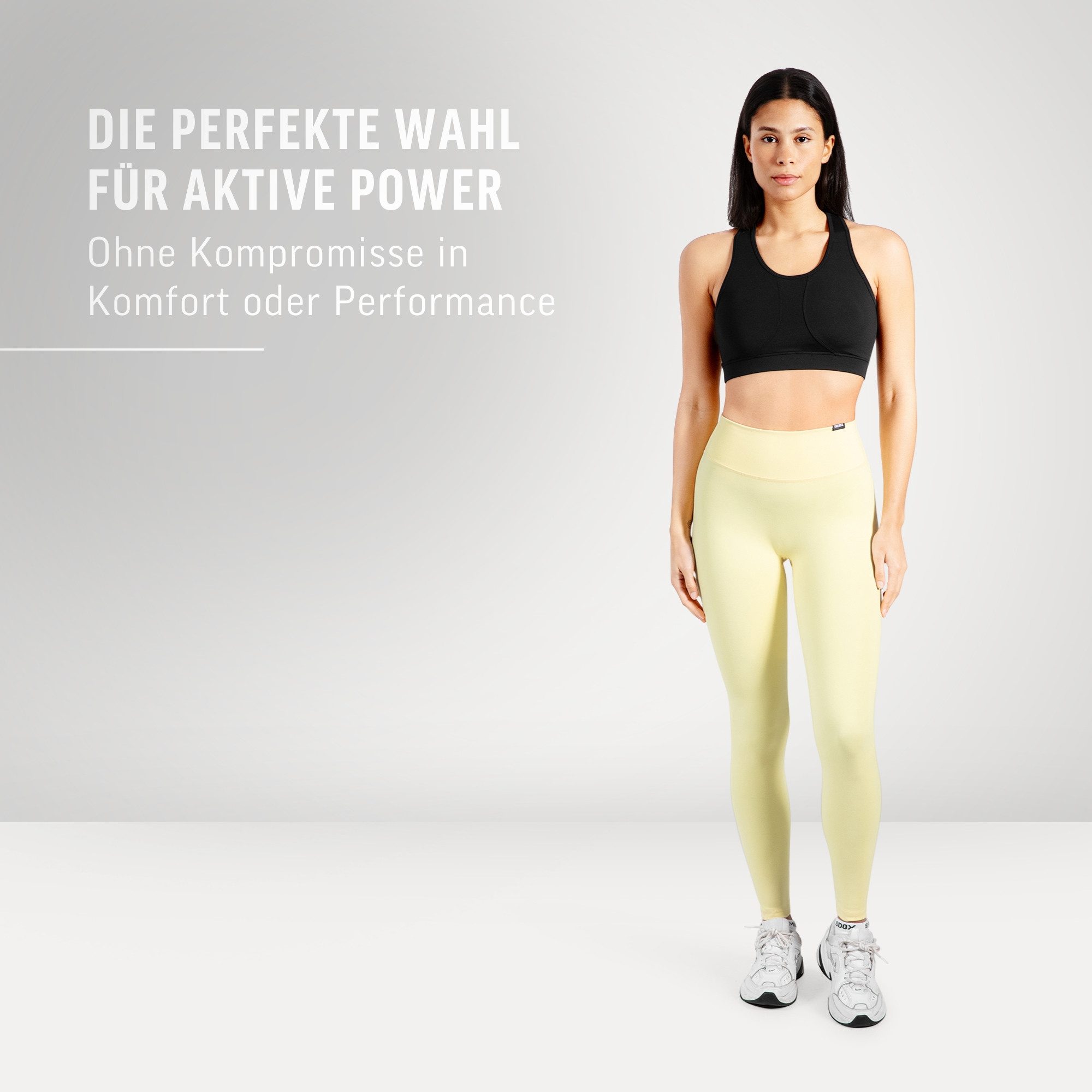 Smilodox Leggings Selina, High Waist Shaped Fit Yogahose, elastisches Material Blickdichte Push-Up Yoga Leggings, elastisch, seamless, Workout Gym