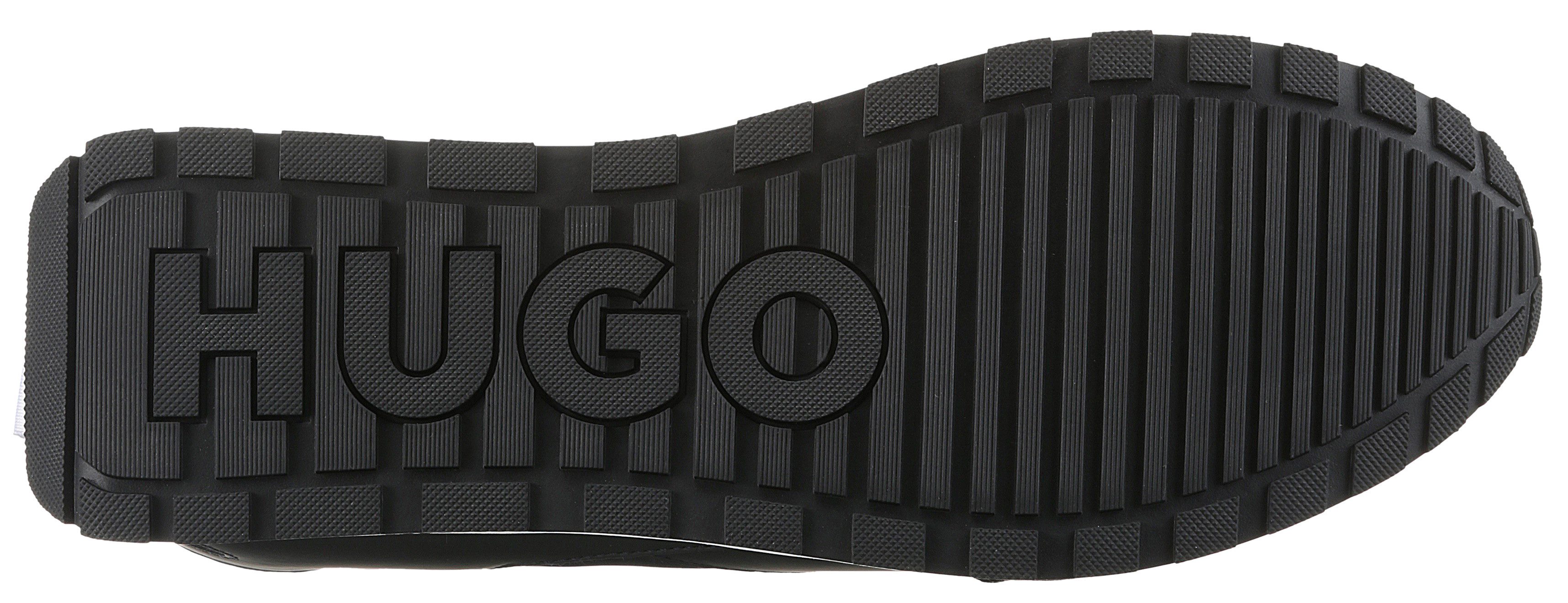HUGO Icelin_Runn Sneaker, Freizeitschuh, Halbschuh, Schnürschuh mit Logoschriftzug
