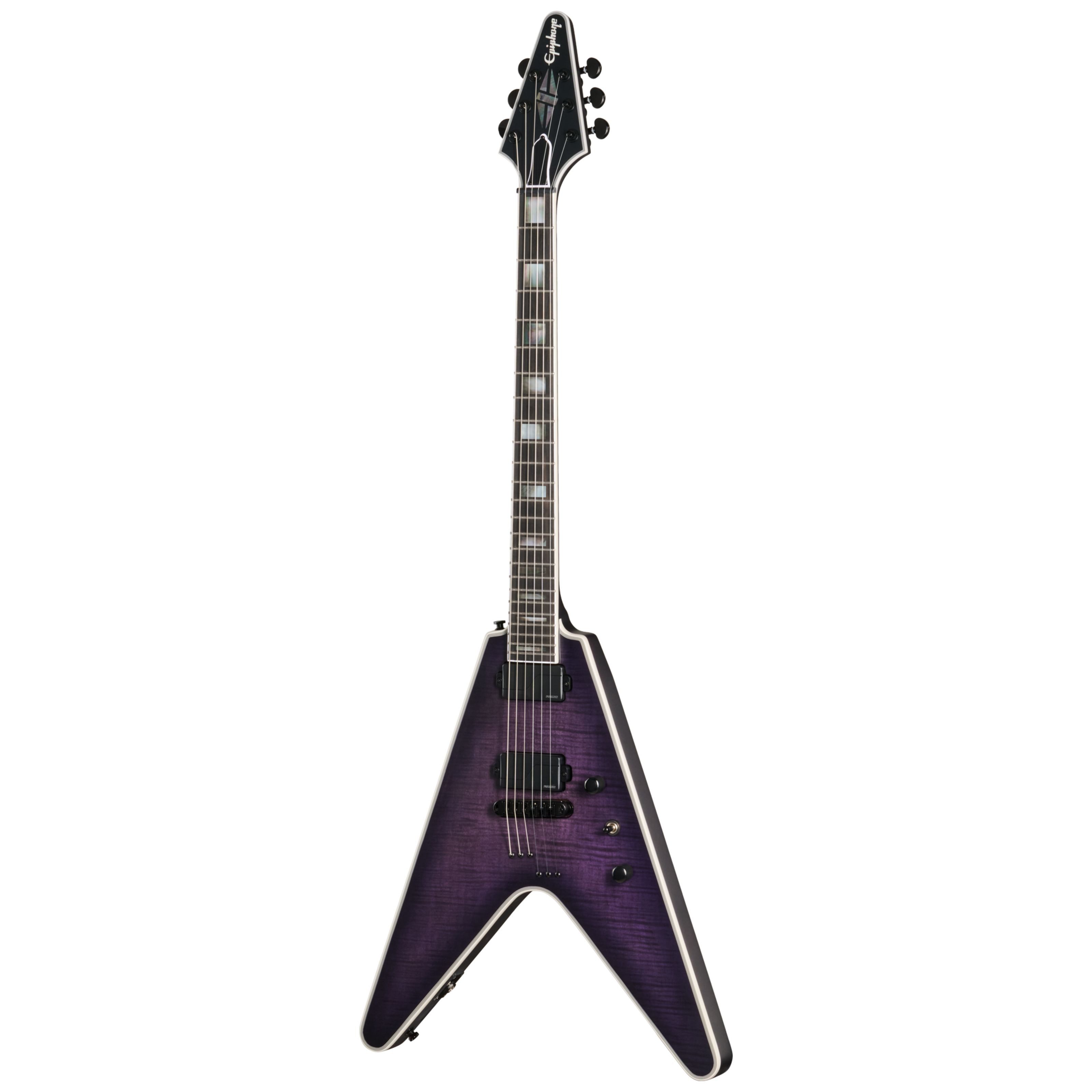Epiphone E-Gitarre, Prophecy Flying V Orchid Bloom Satin - E-Gitarre