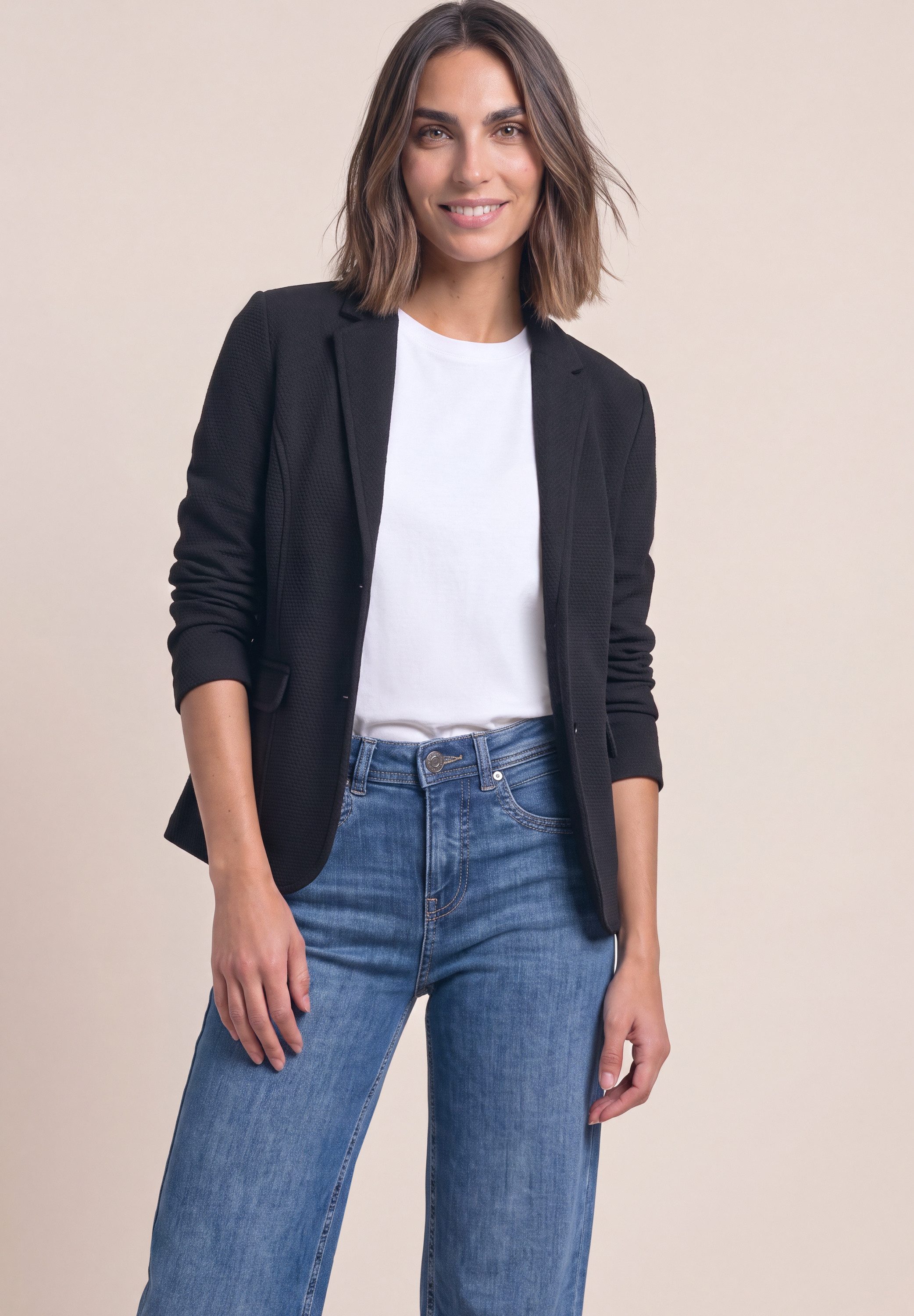 STREET ONE Kurzblazer mit Reverskragen