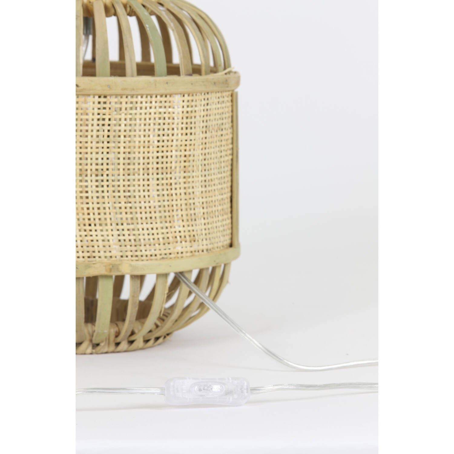 Light & Living Tischleuchte Tischleuchte Lampenfuß ALIFIA Light & Living Lampe Ø25x30 cm Bambus, ohne Leuchtmittel