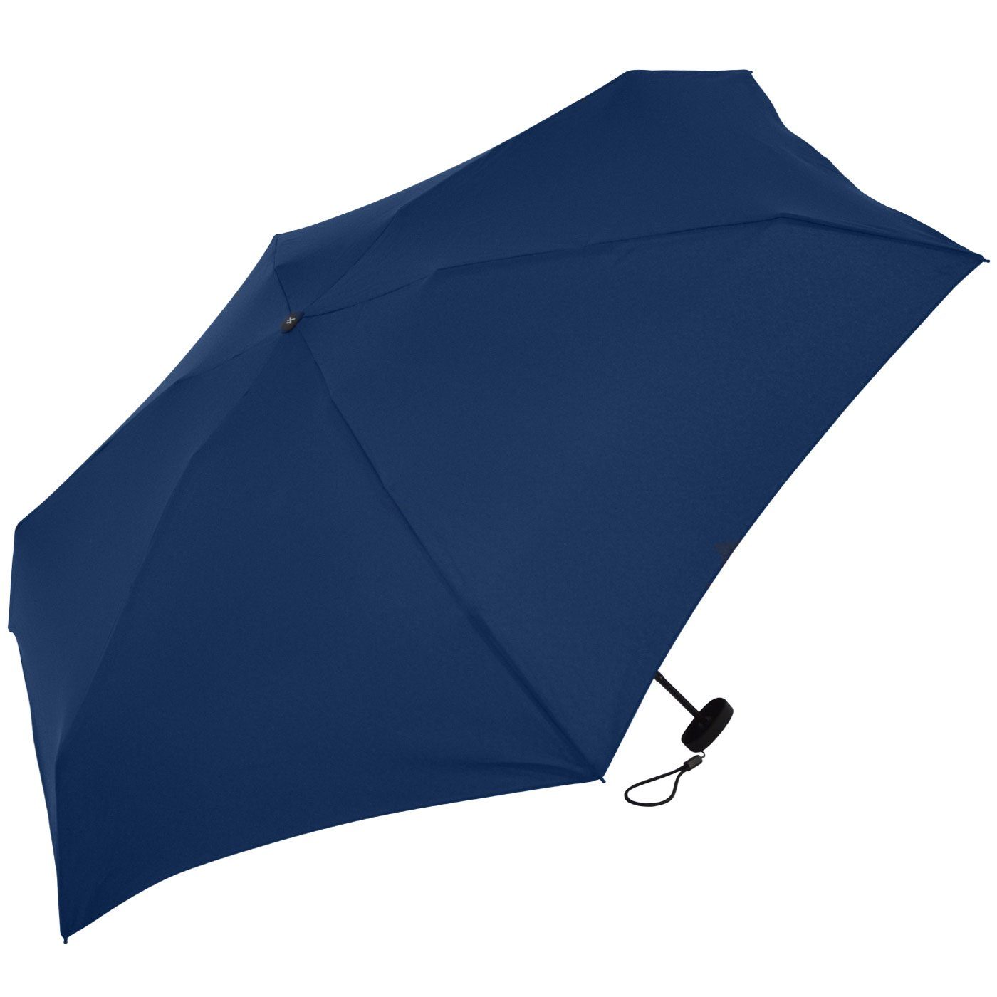 mit großem, Taschenregenschirm iX-brella Mini Super 18 94cm cm Schirm dunkelblau super-mini kleiner