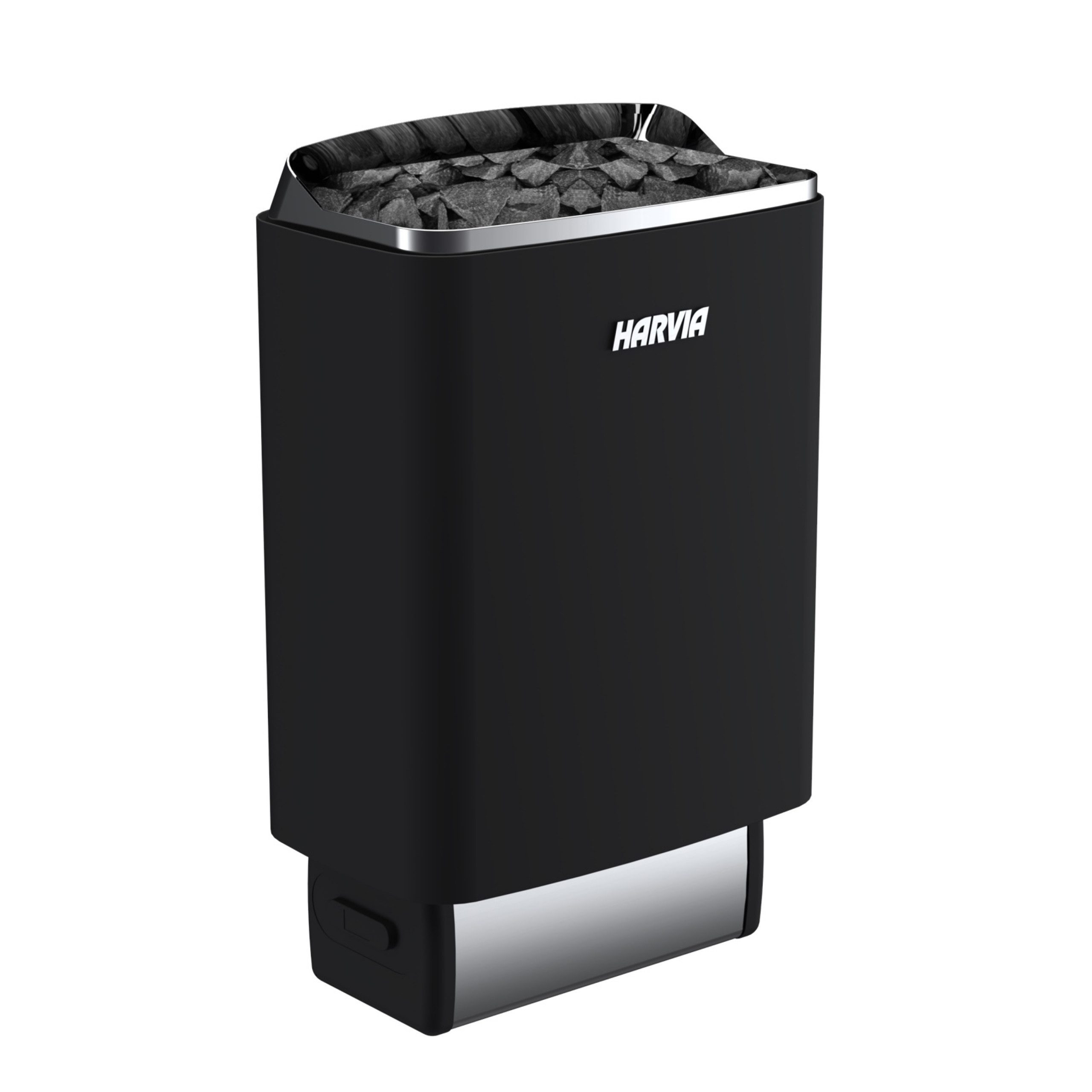 HARVIA Saunaofen Harvia Top Steel M60E 6 kW finnischer Saunaofen Schwarz elektrischer