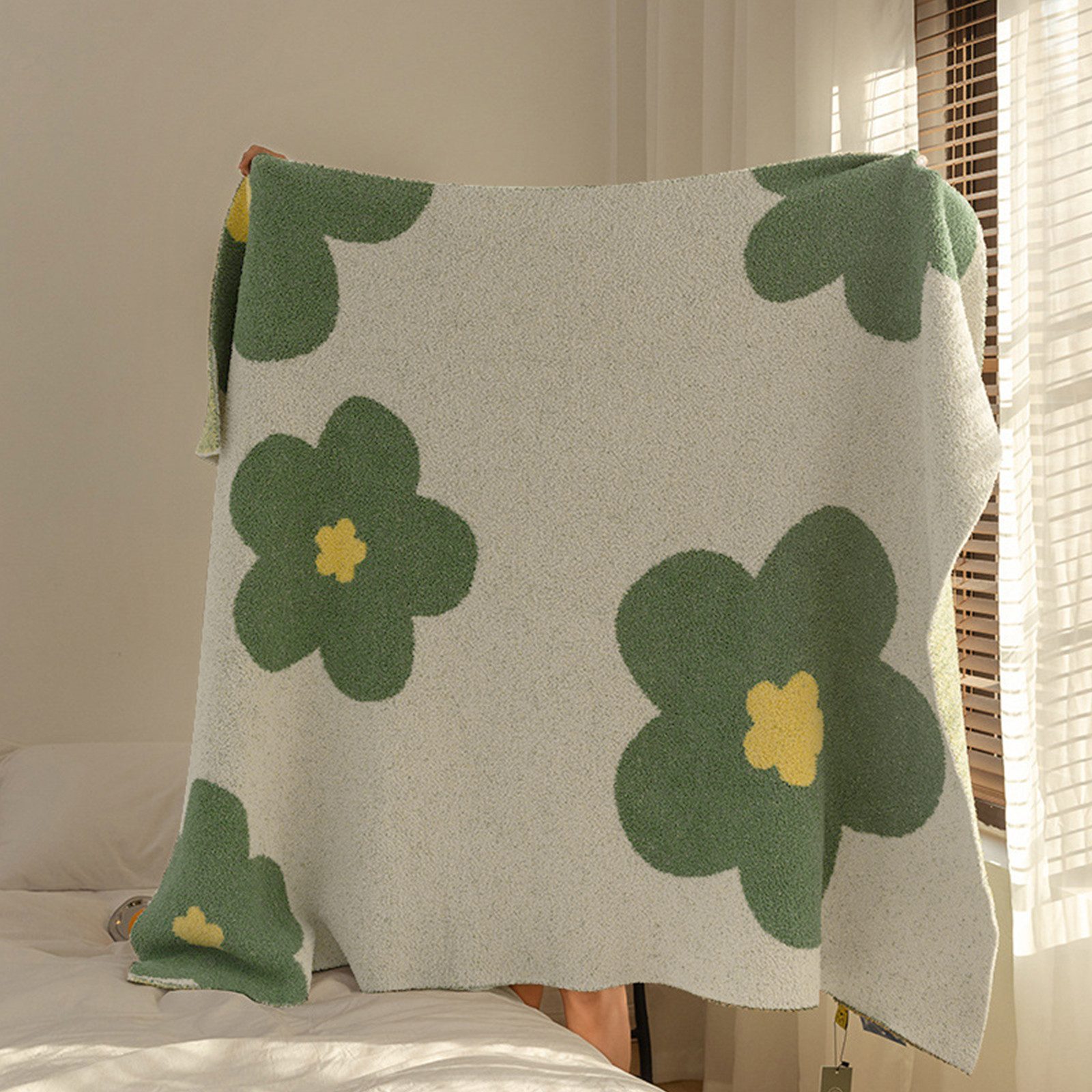 Wohndecke Weiche Kuscheldecke Sofa Decke,130x170cm, Jibenhome, günstig online kaufen