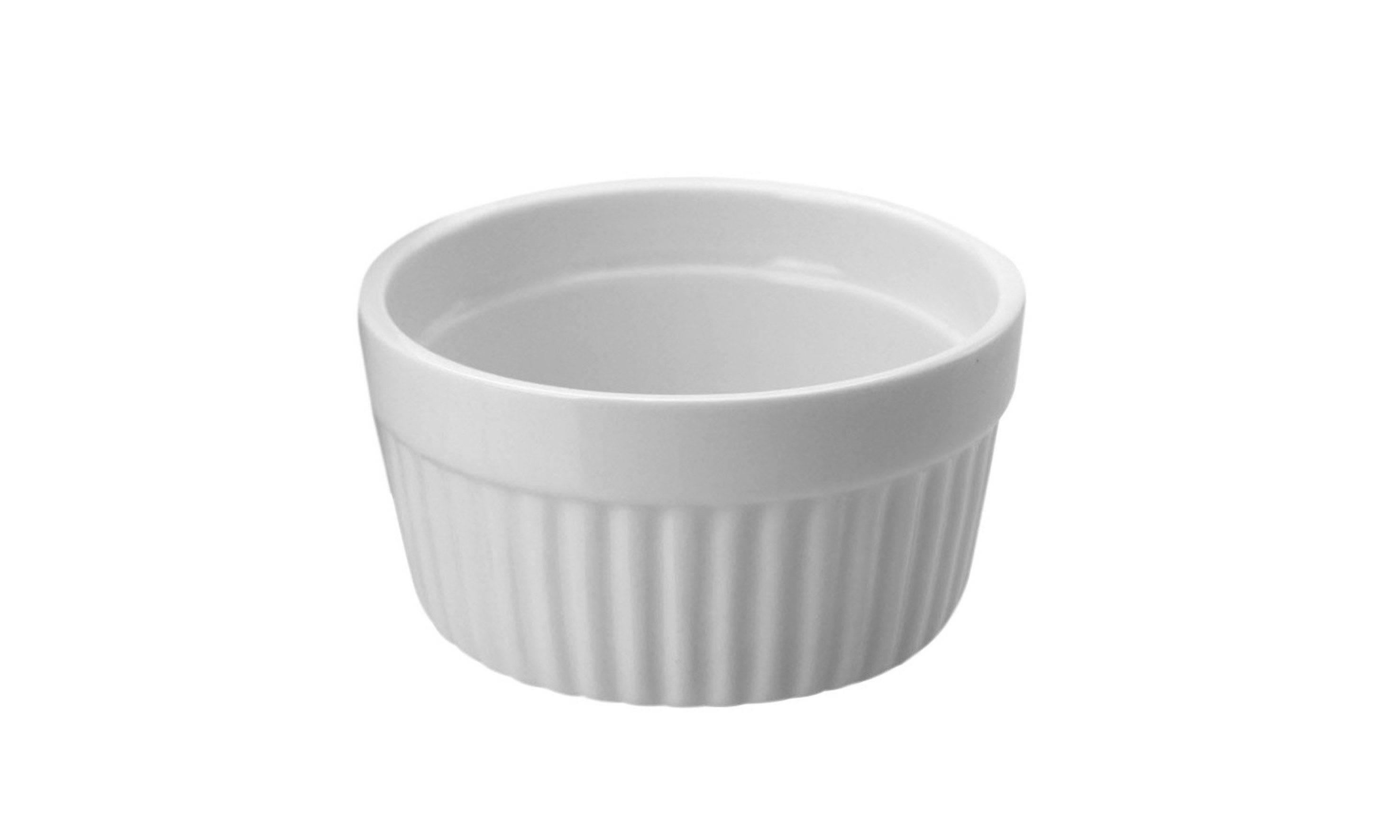 Spetebo Geschirr-Set Creme Brulee Schälchen aus Porzellan - 6er Set (6-tlg), 6 Personen, Porzellan, Soufflé Förmchen Dessert Schale – Bild 2 von 3