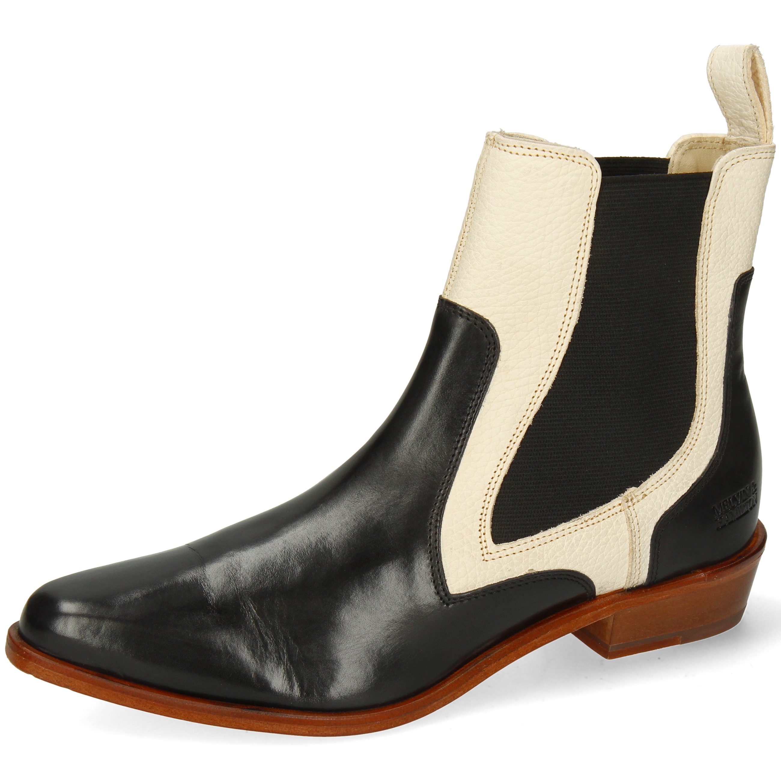 Melvin & Hamilton Marlin 72 Boston Crust Milk Black Stiefelette